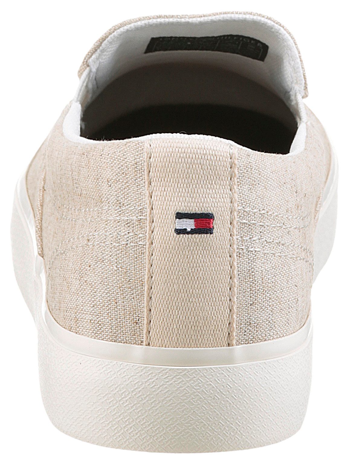 Tommy Hilfiger Slip-on sneakers TH HI VULC LOW SLIP ON CH , vrijetijdsschoen, instapschoen, lage schoen met zij-elastieken