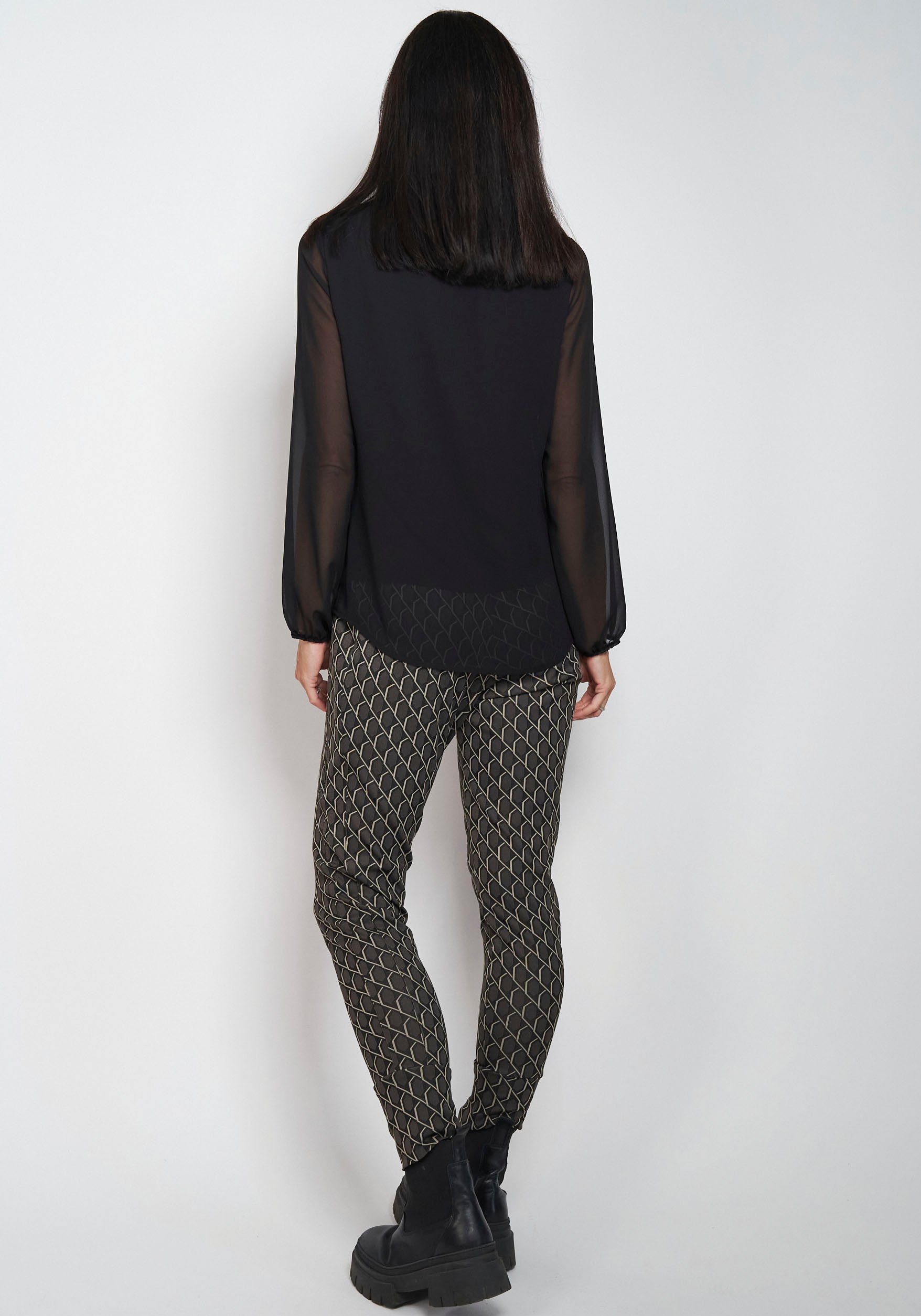 Seidel Moden Blouse met lange mouwen Made in Germany