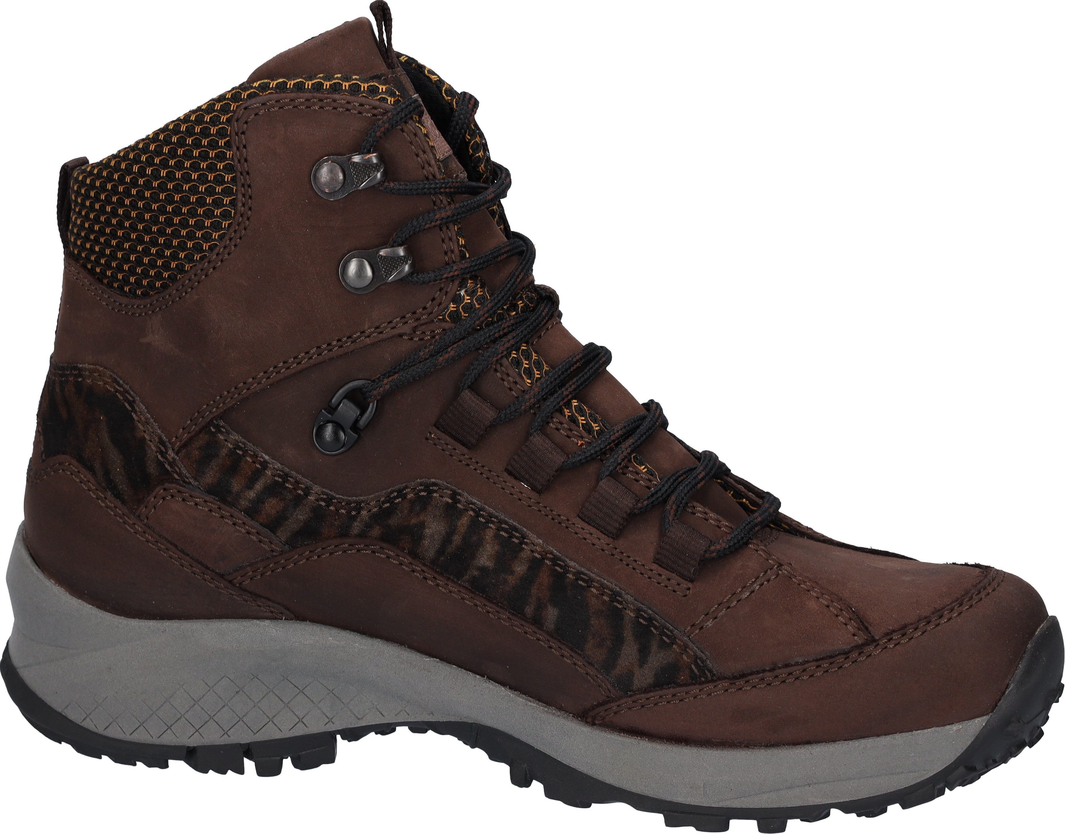 Waldläufer Trekkingschoenen H-EMMA outdoor, veterschoenen, high-top met tex-membraan, breedte h (zeer breed)