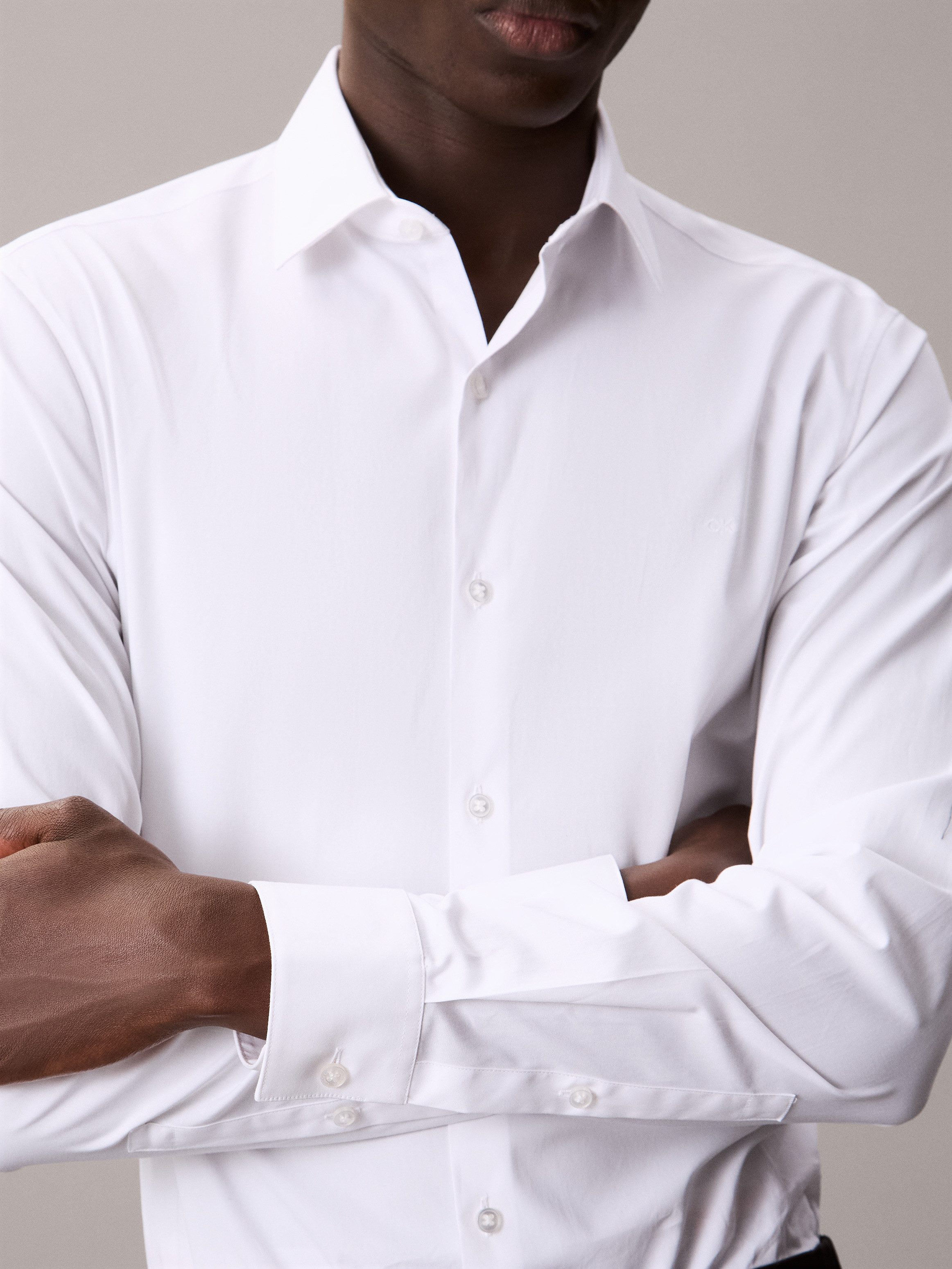 Calvin Klein Businessoverhemd SLIM ESNTL POPLIN NOS STR SLD
