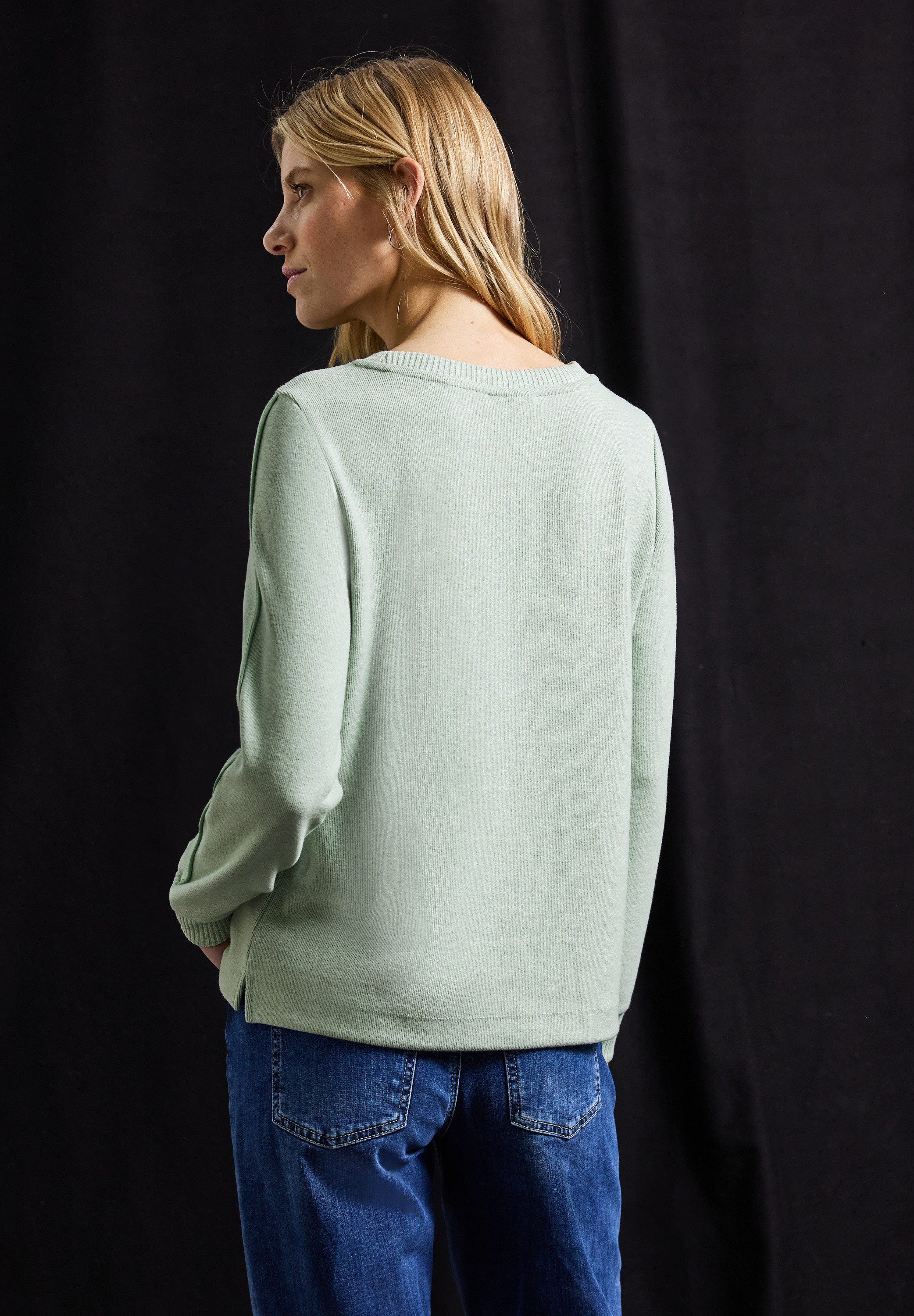 STREET ONE Gebreide trui LTD QR cosy Shirt