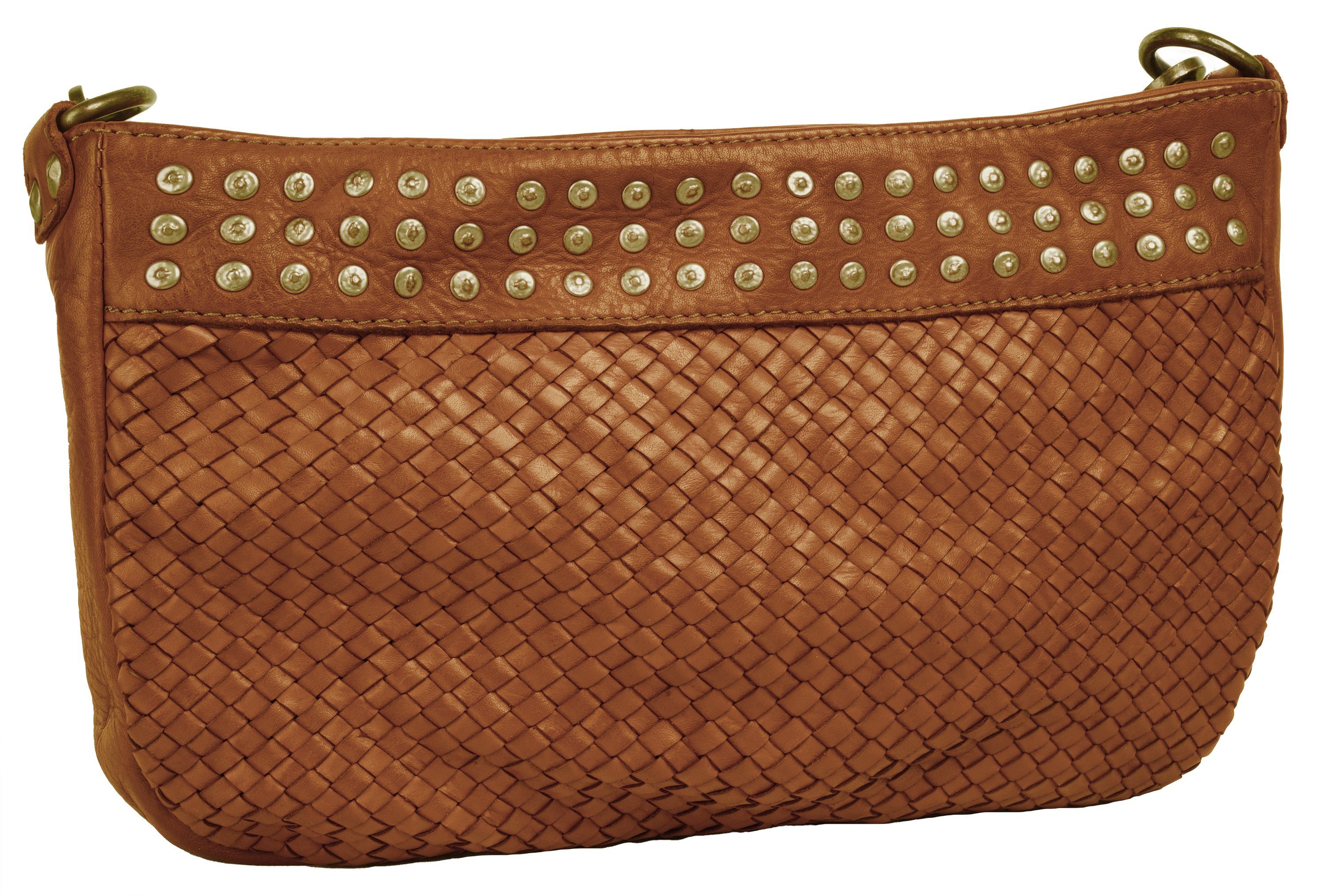 Samantha Look Schoudertas echt leer, made in italy