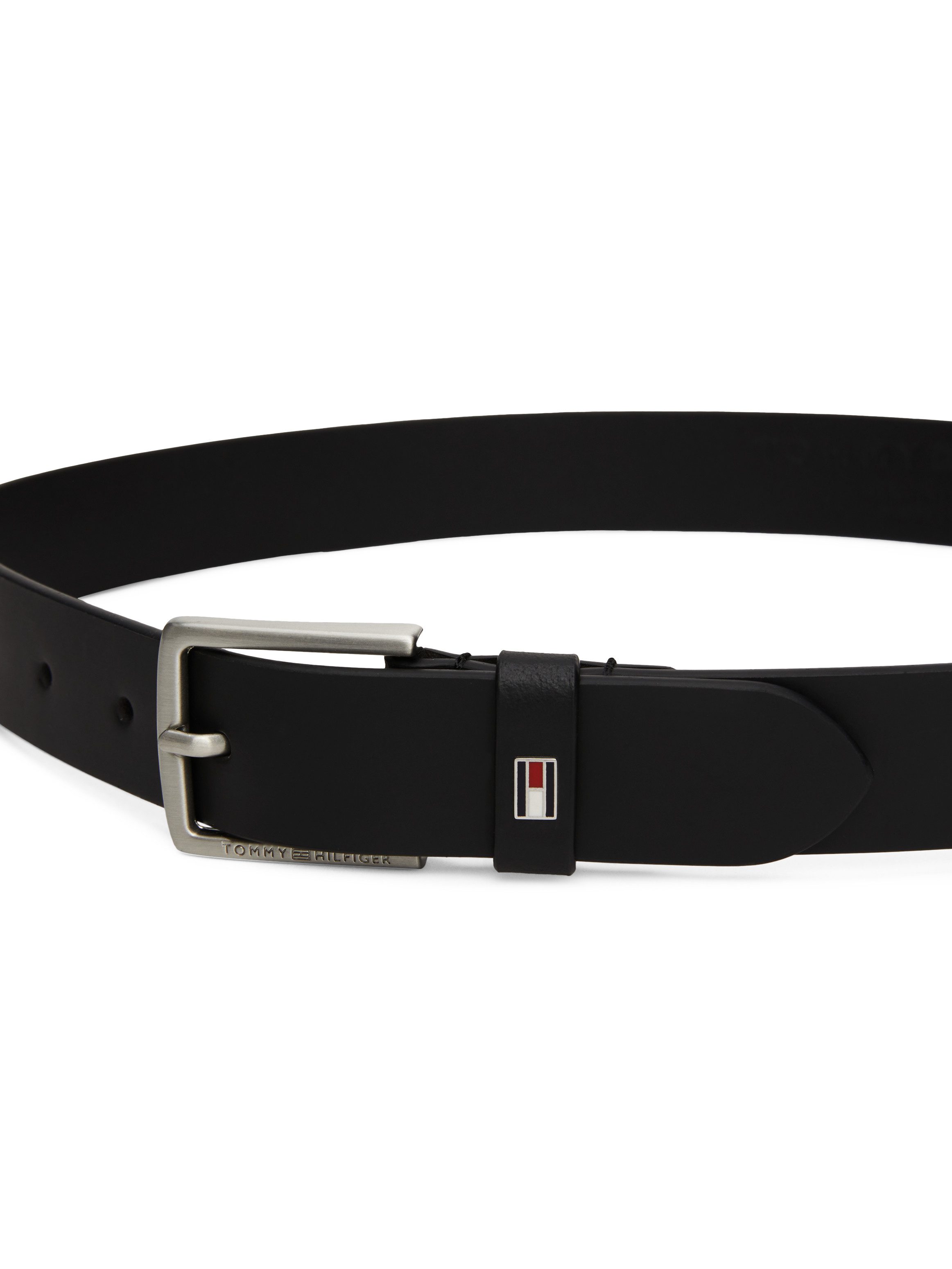 Tommy Hilfiger Leren riem Kids Leather Belt met klassieke metalen gesp