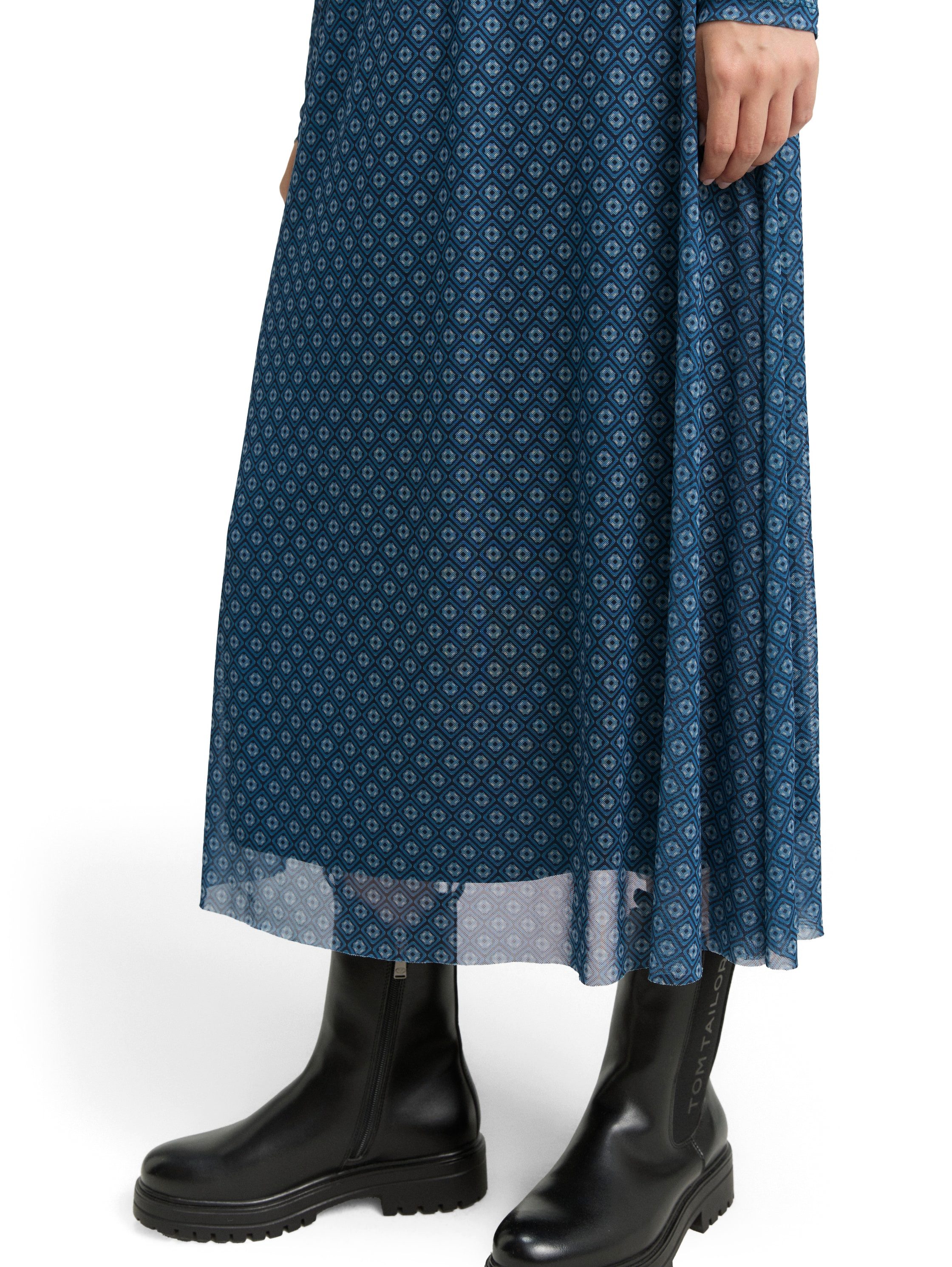 Tom Tailor Meshjurk met patroon