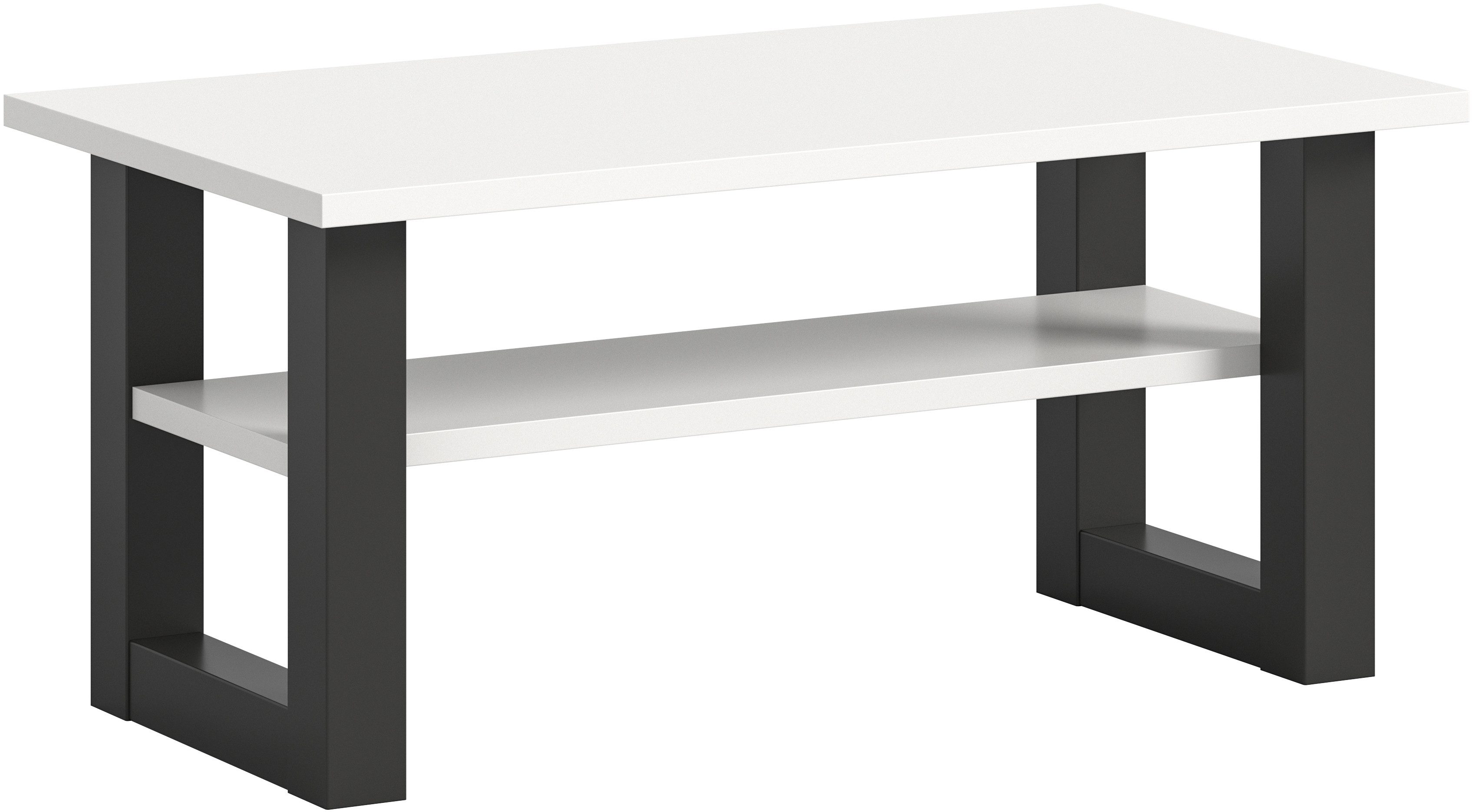 INOSIGN Salontafel Rail, Breite 90 cm, mit Ablageboden, inklusive Kufengestell