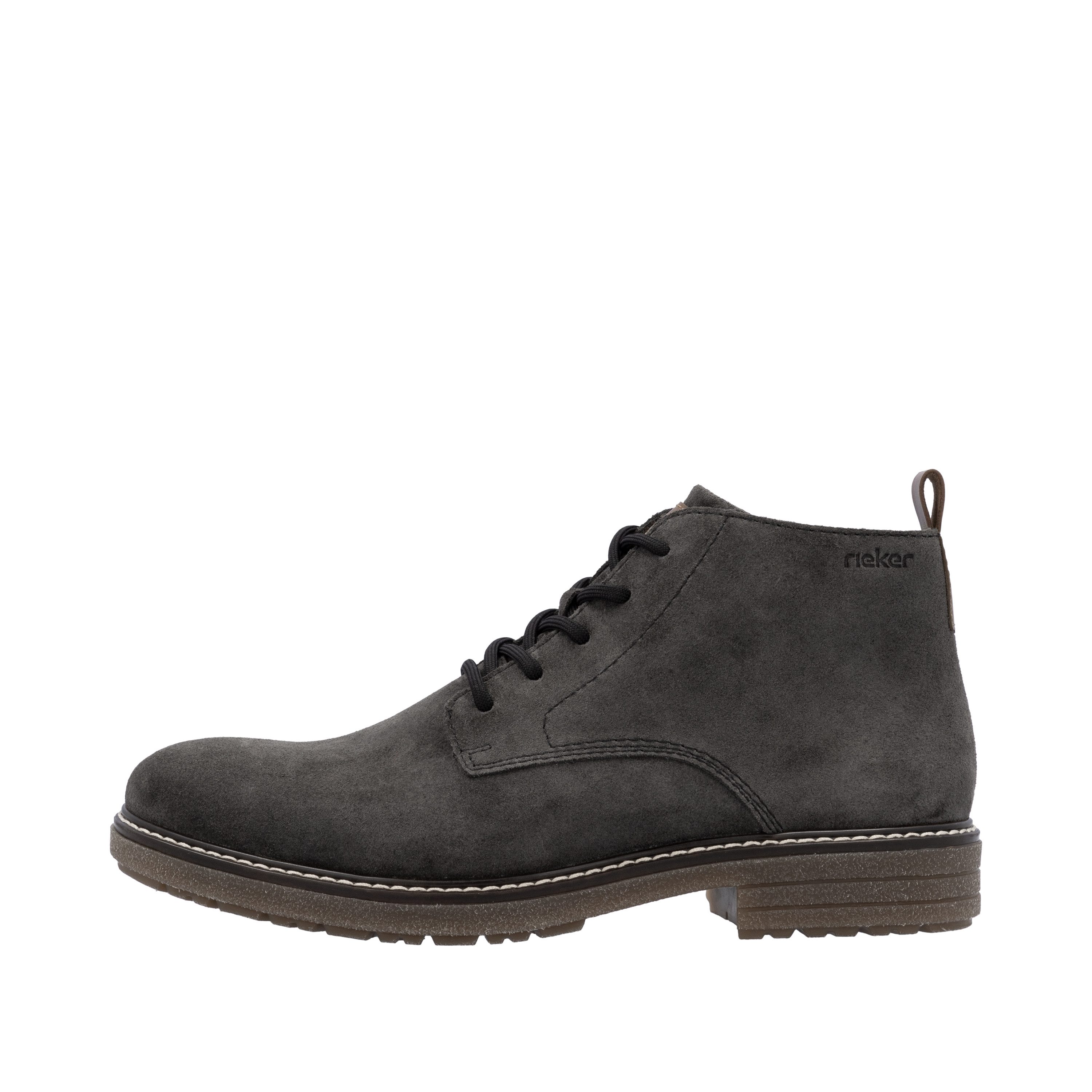 Rieker Veterlaarsjes Veterboots, workerboots, profielzool, met aantreklus
