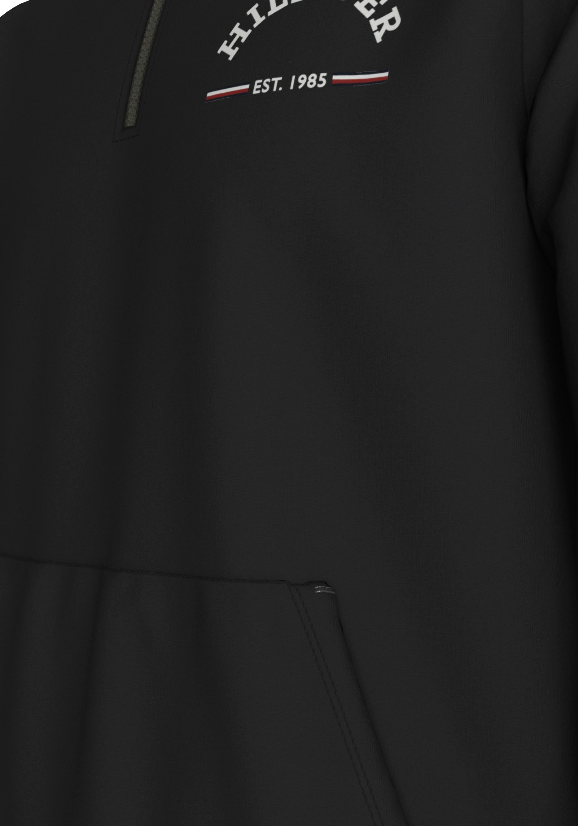 Tommy Hilfiger Sweatshirt ROUNDALL STAND COLLAR ZIP met staande kraag en ritssluiting
