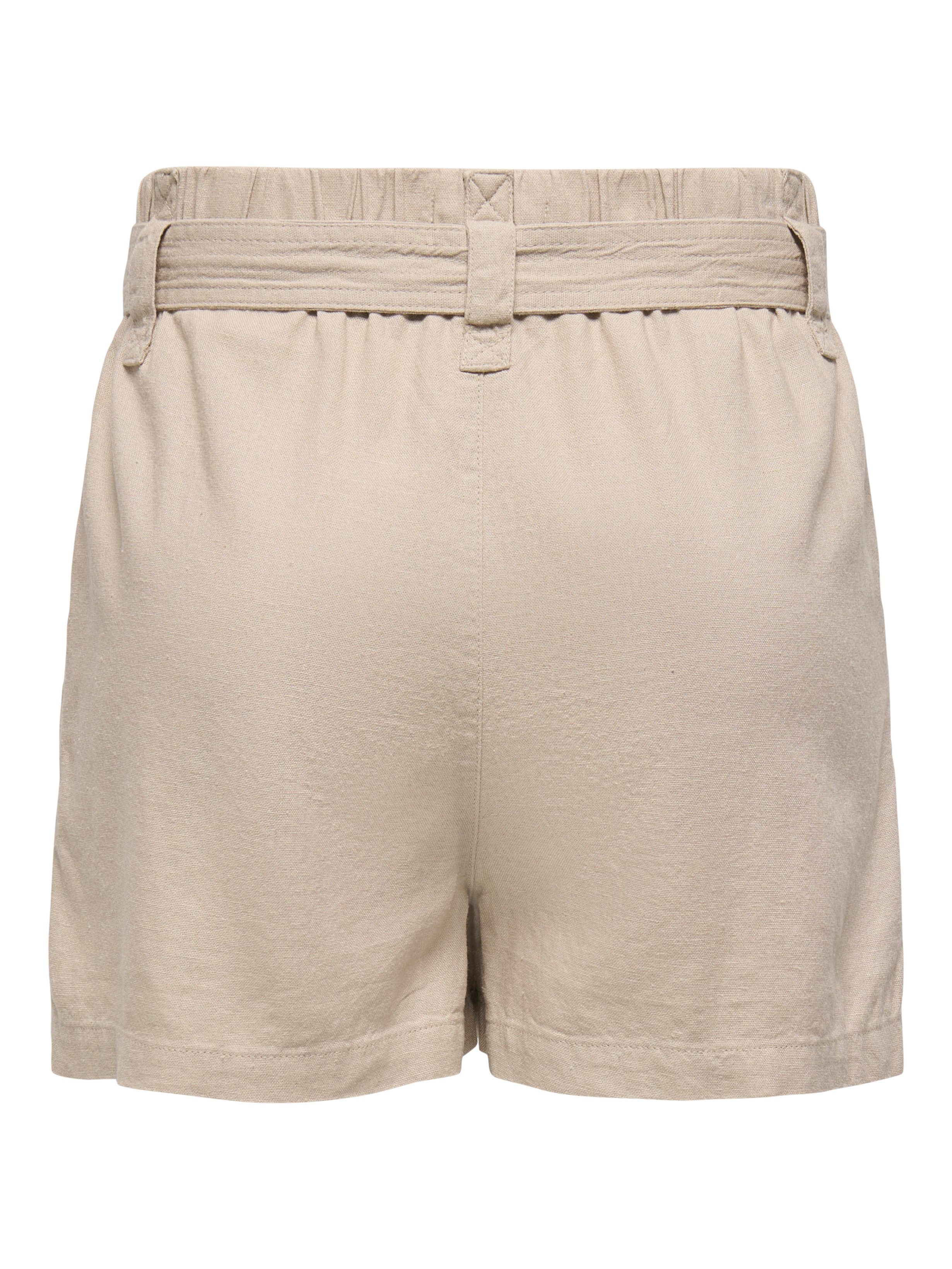 Only Short ONLCARO HW LINEN BL BELT SHORTS CC PNT
