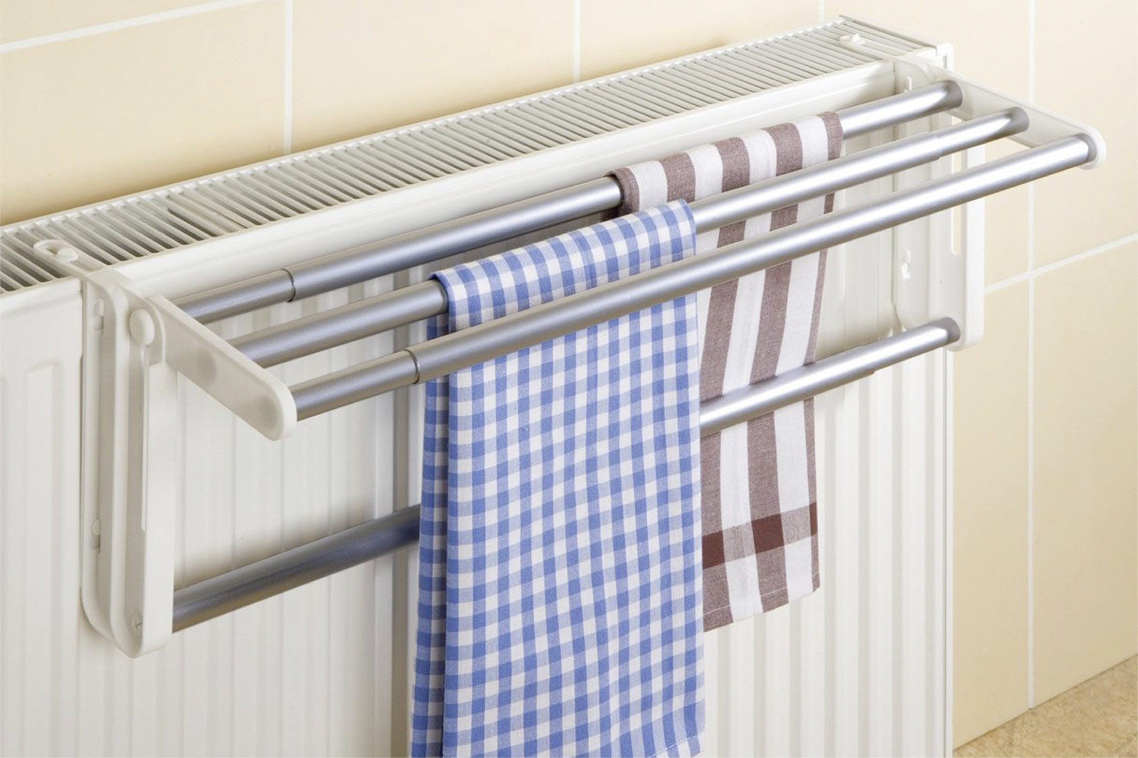 WENKO Radiator-wasrek Ruimtebesparende droger