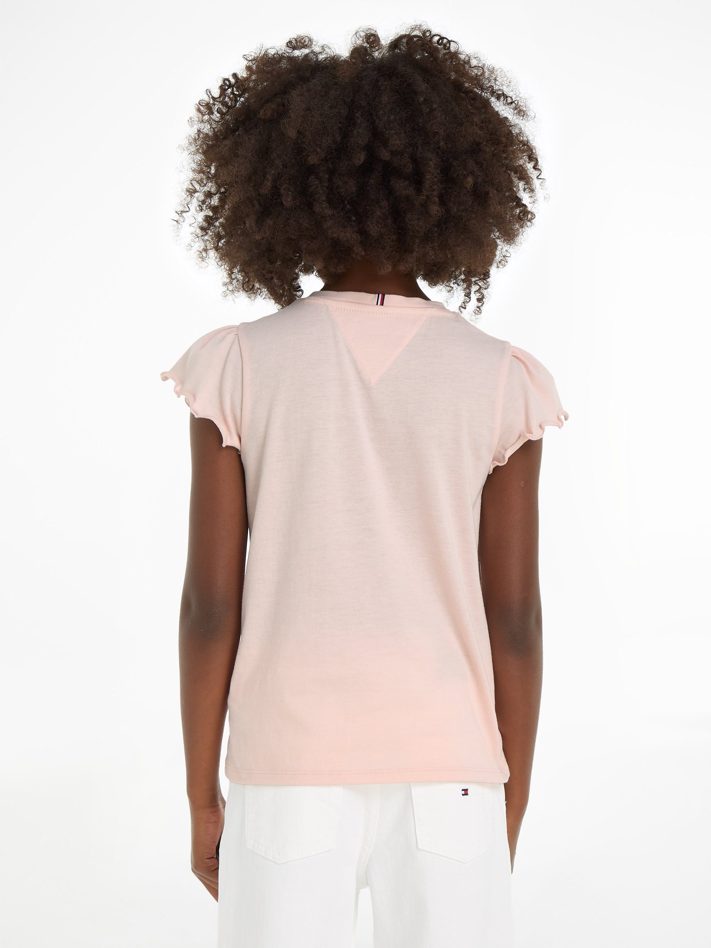 Tommy Hilfiger T-shirt ESSENTIAL RUFFLE SLEEVE TOP S S