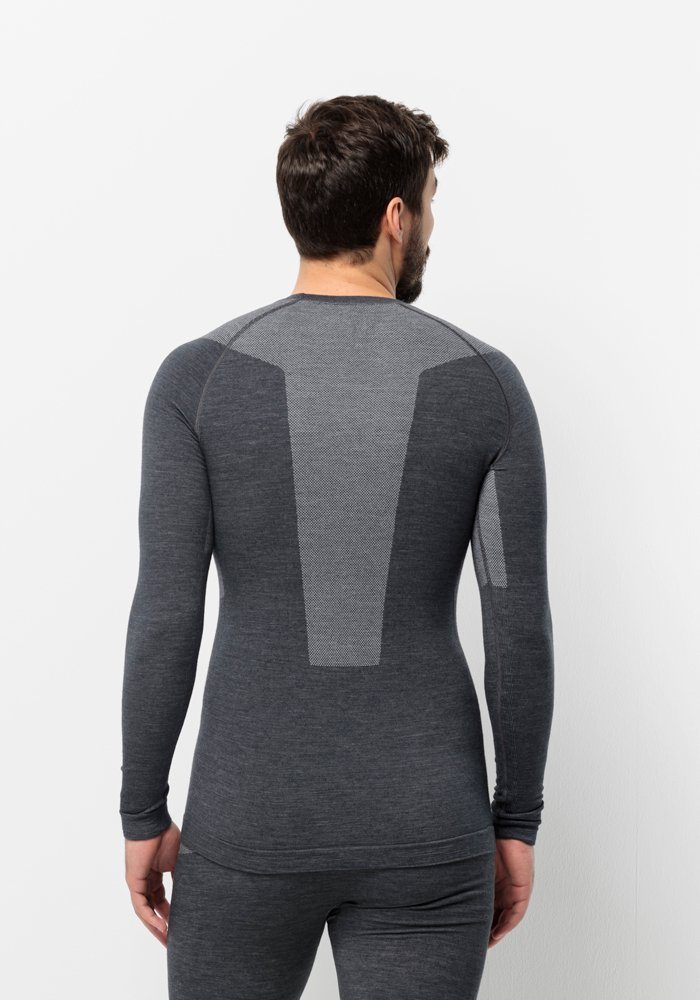 Jack Wolfskin Shirt met lange mouwen SEAMLESS WOOL L/S M