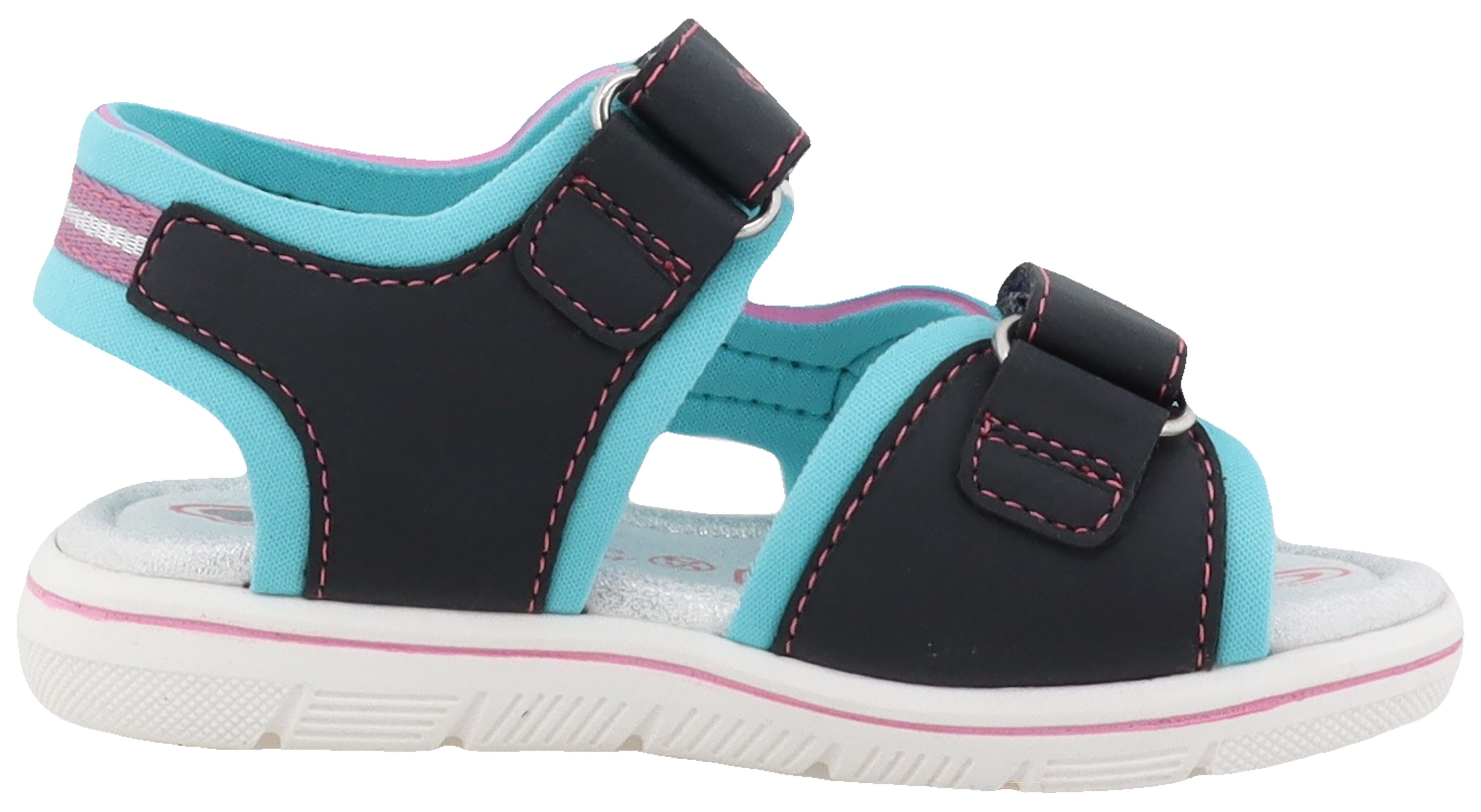 Tom Tailor Sandalen , zomerschoen, klittenbandschoen, vrijetijdsschoen met contrastafwerkingen