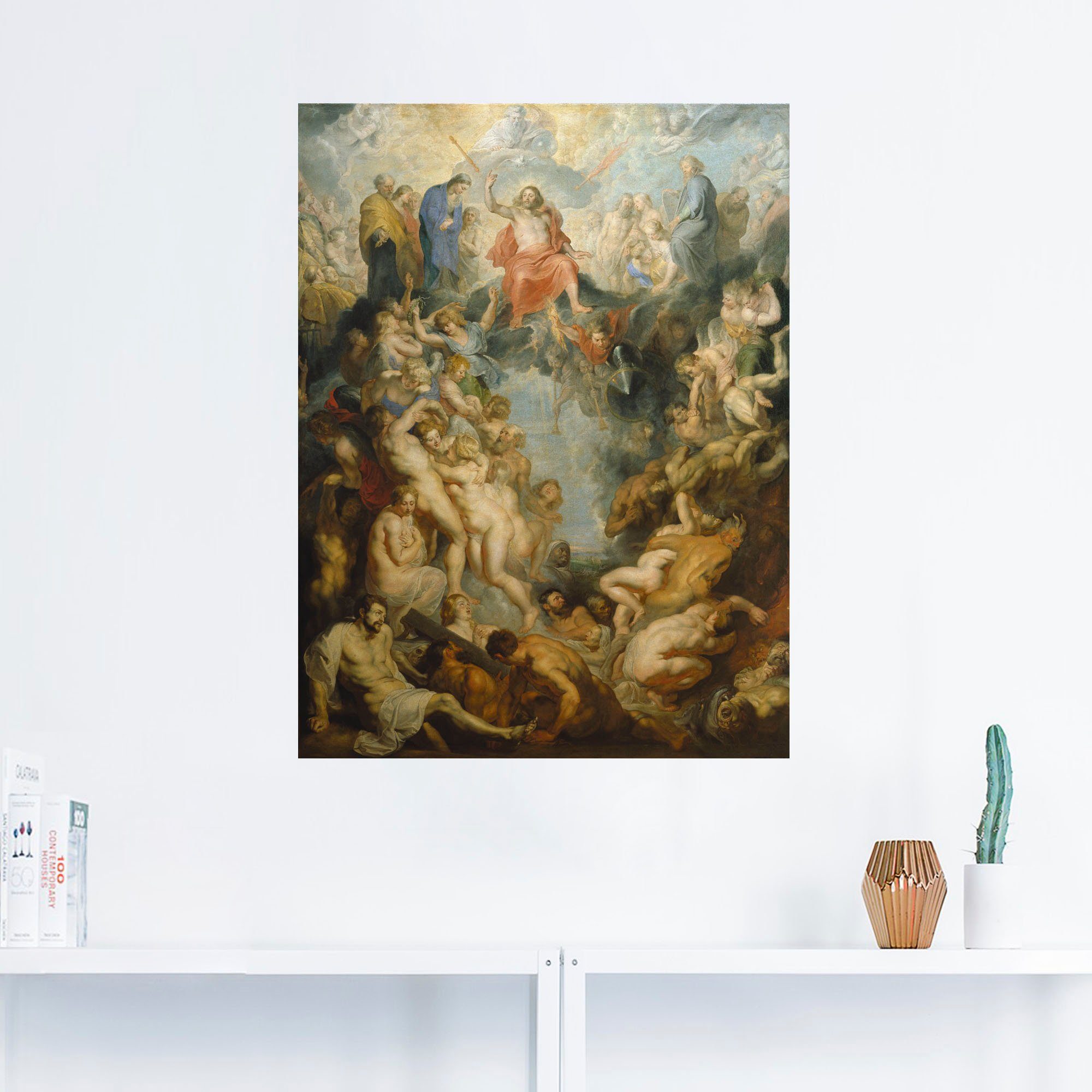 Artland Artprint Het grote laatste oordeel. 1617 als artprint op linnen, muursticker in verschillende maten