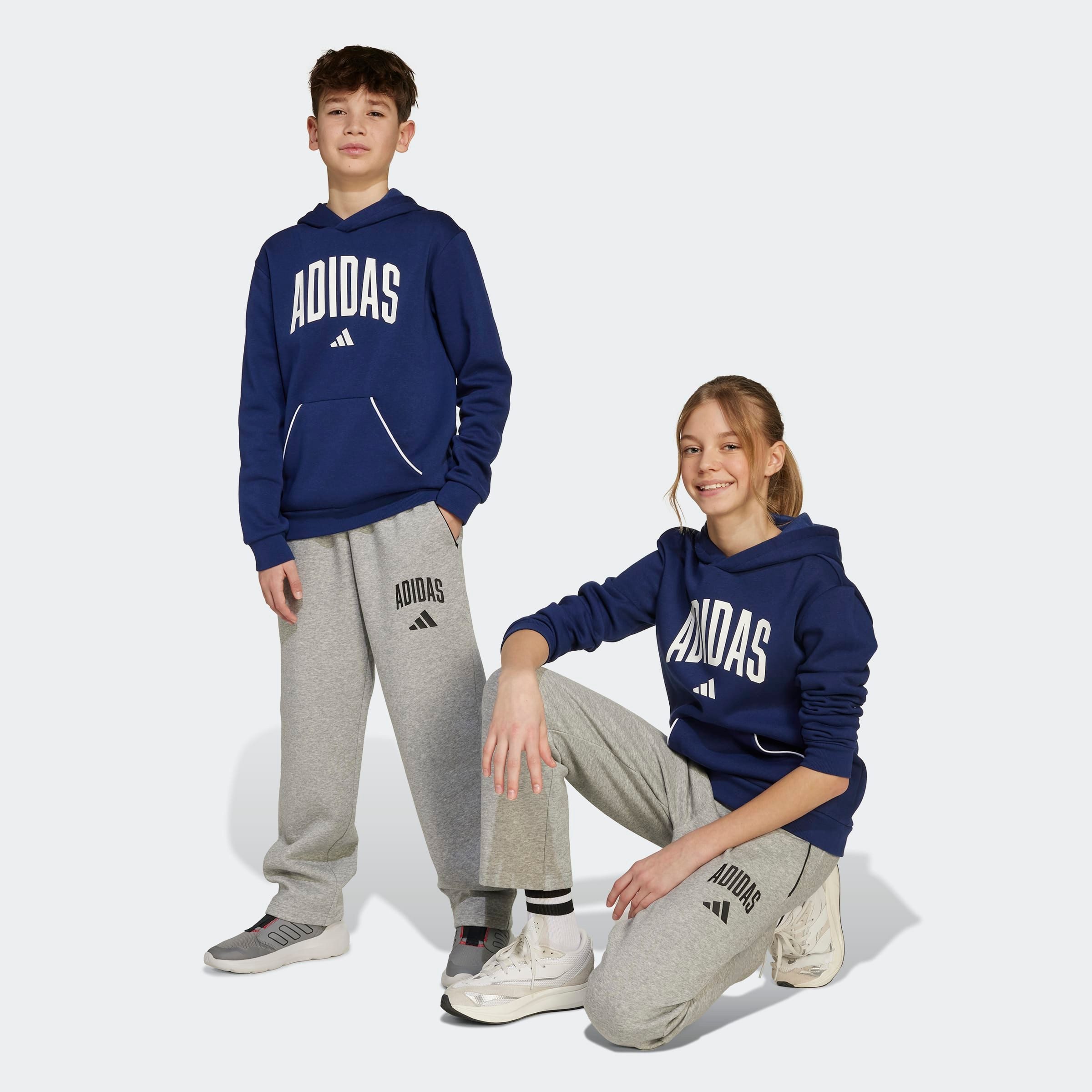 adidas Sportswear Sportbroek J CLGT FL PNT (1-delig) kinderen trainingsbroeken maat 176 grijs