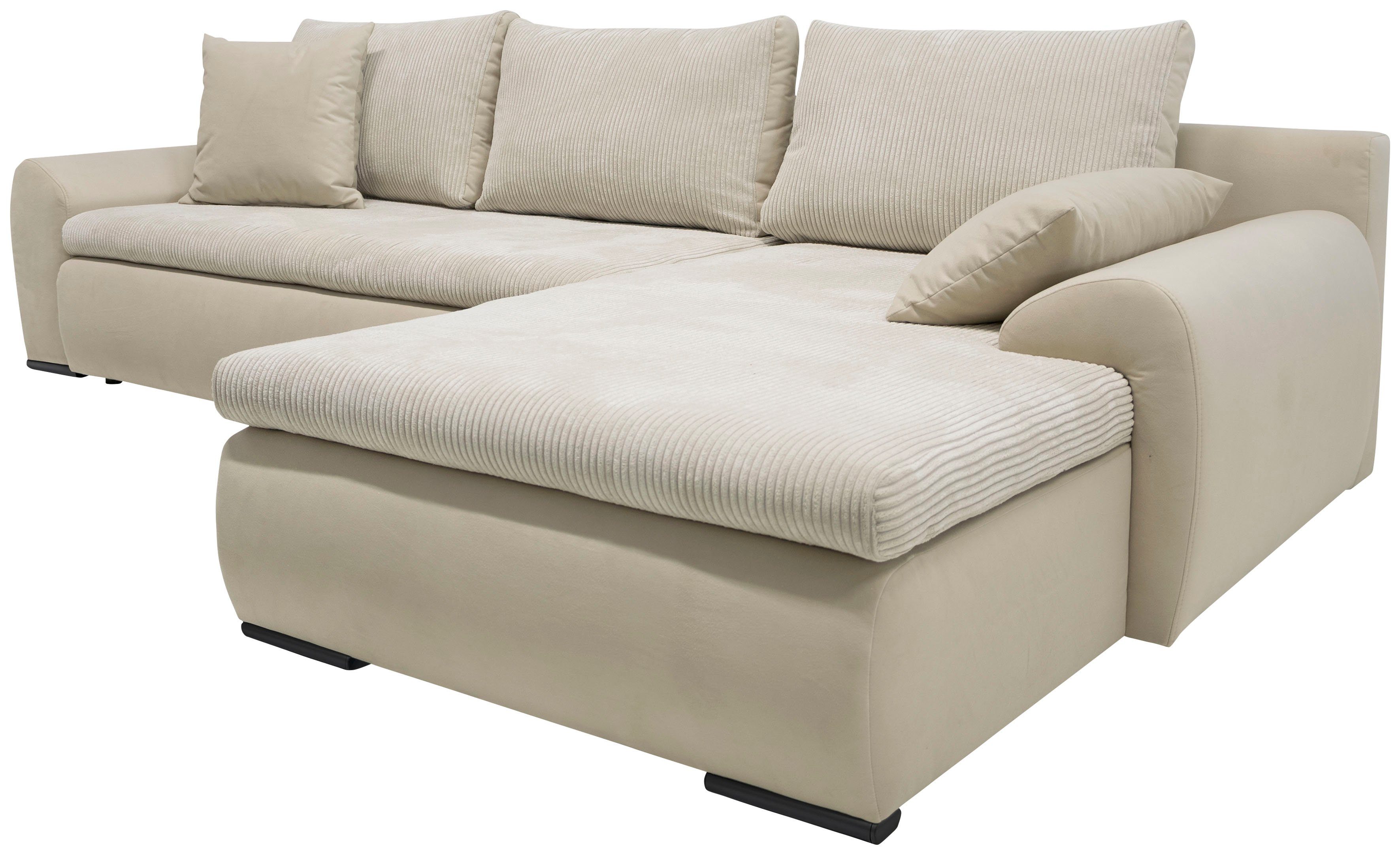 Home affaire Hoekbank Win, L-vorm, breedte 285cm