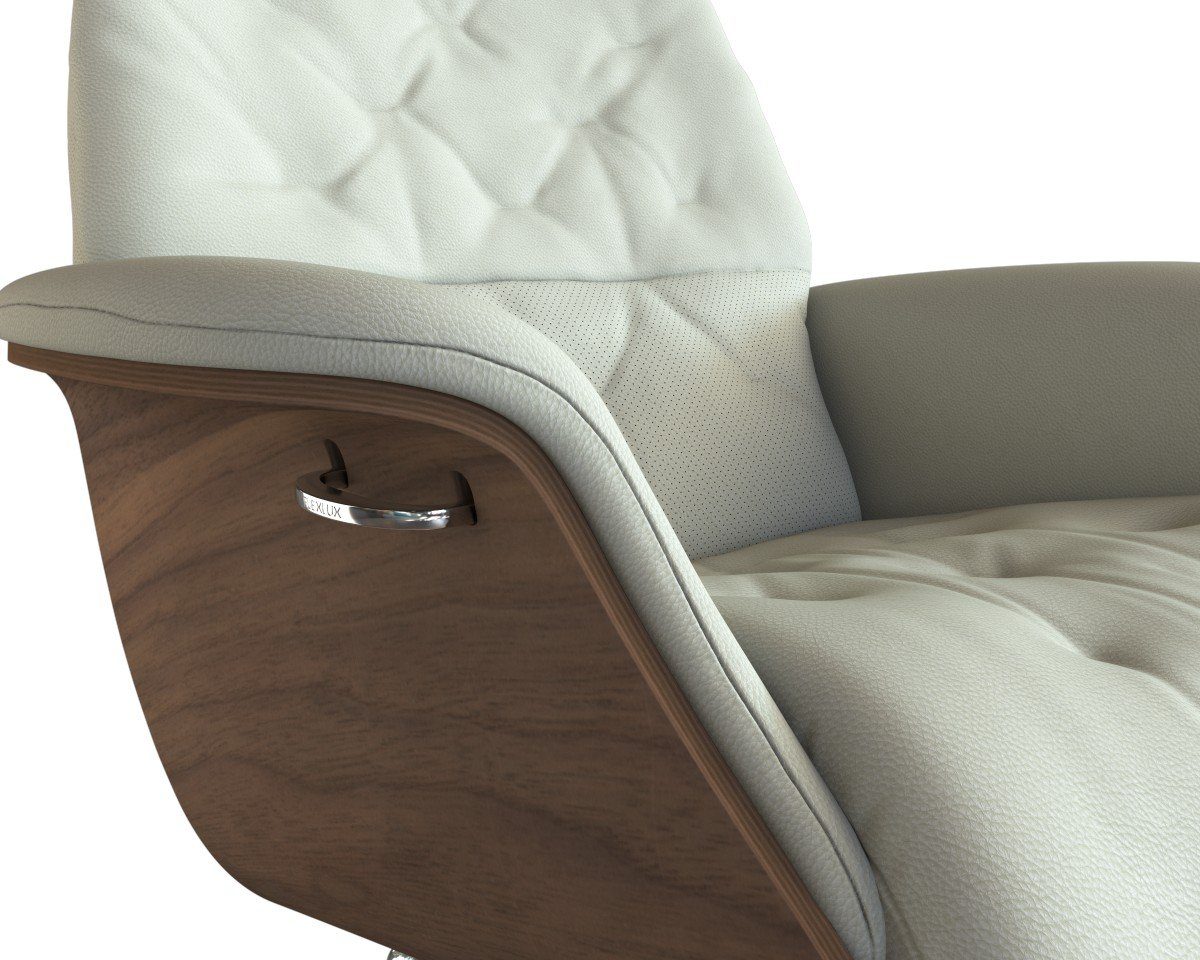 FLEXLUX Relaxfauteuil Volden, functionele stoel, gestoffeerde stoel, armleuningen, TV-fauteuil