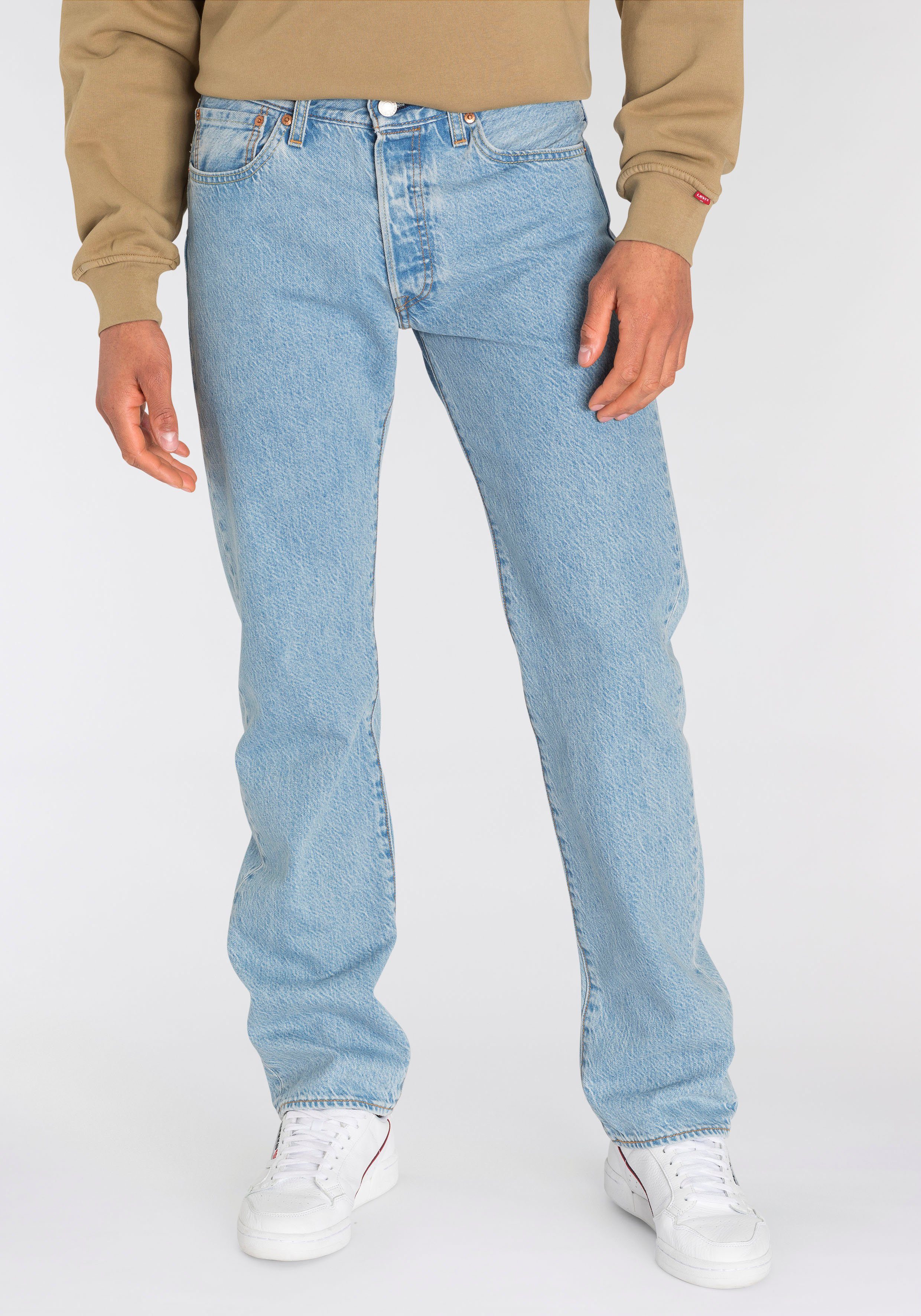 Levi's Straight jeans 501 LEVI'S ORIGINAL heren straight jeans maat 30 blauw