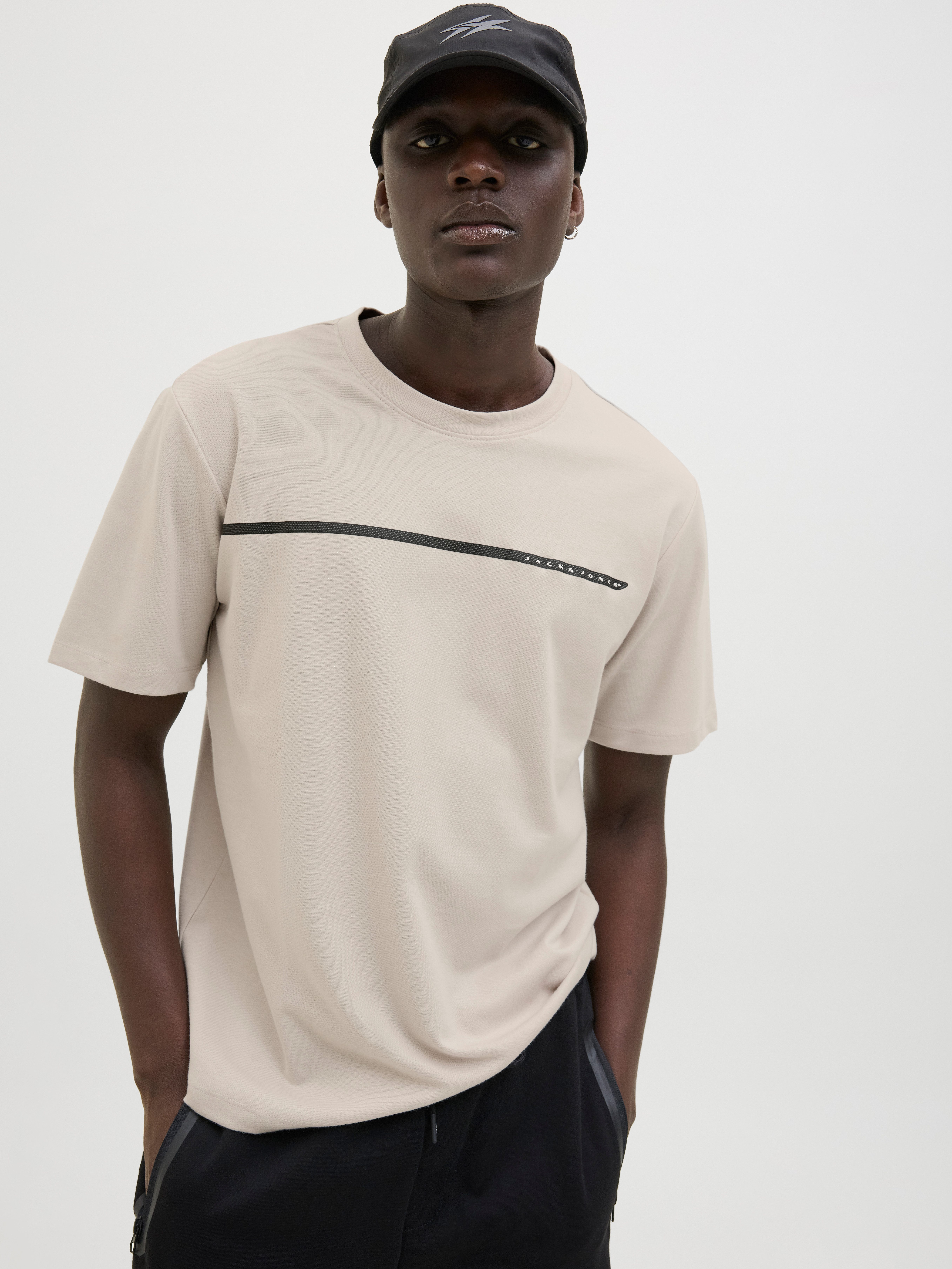 Jack & Jones T-shirt JCOFUSION FULL BRANDING TEE SS CREW NOOS