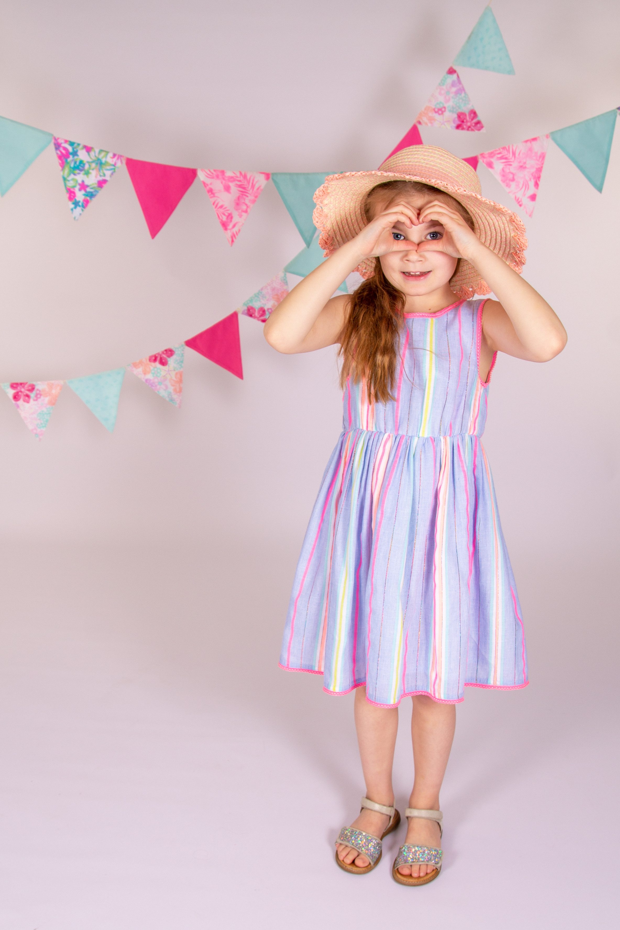 happy girls Mini-jurk
