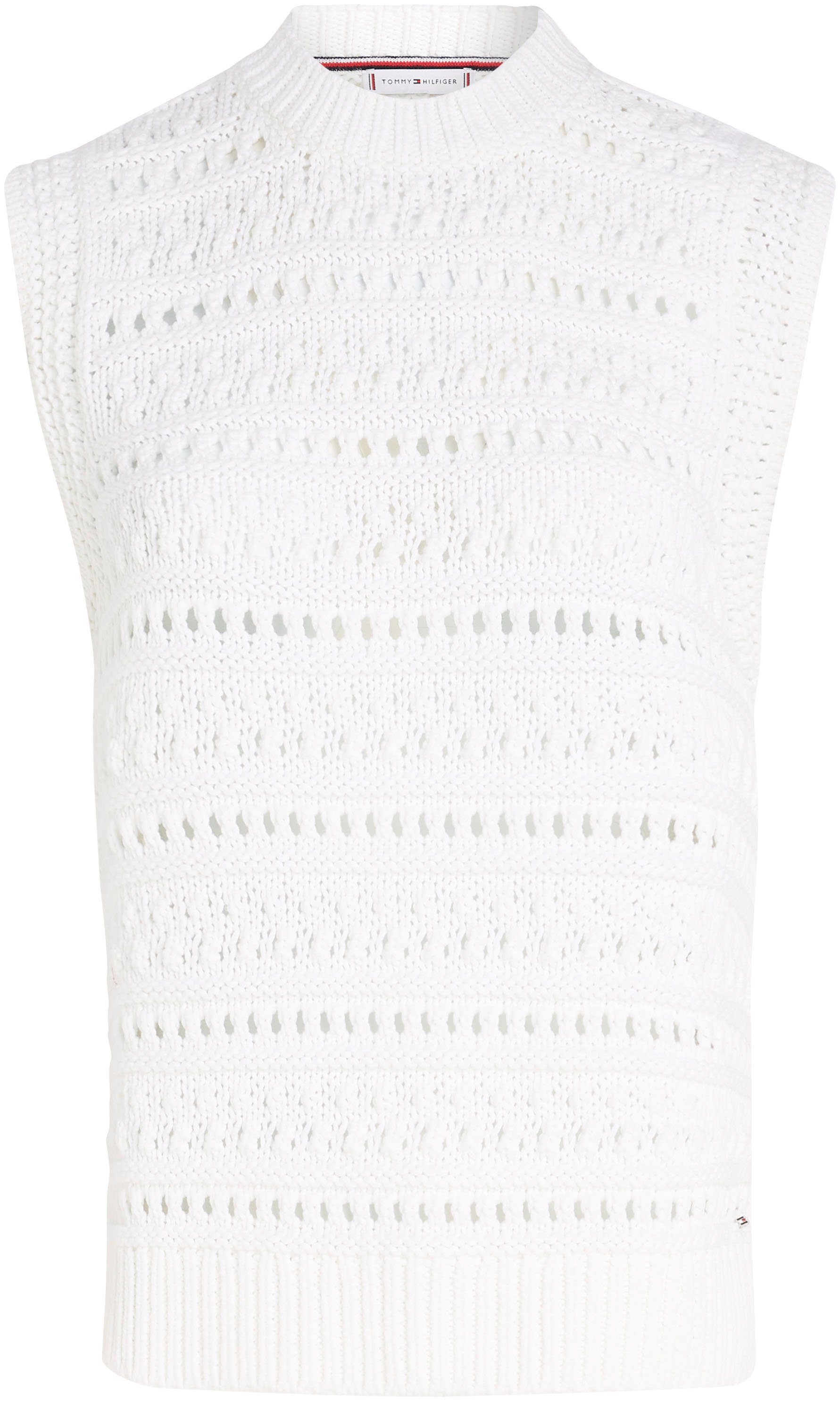 Tommy Hilfiger Slip-over CROCHET C-NK SWEATER VEST