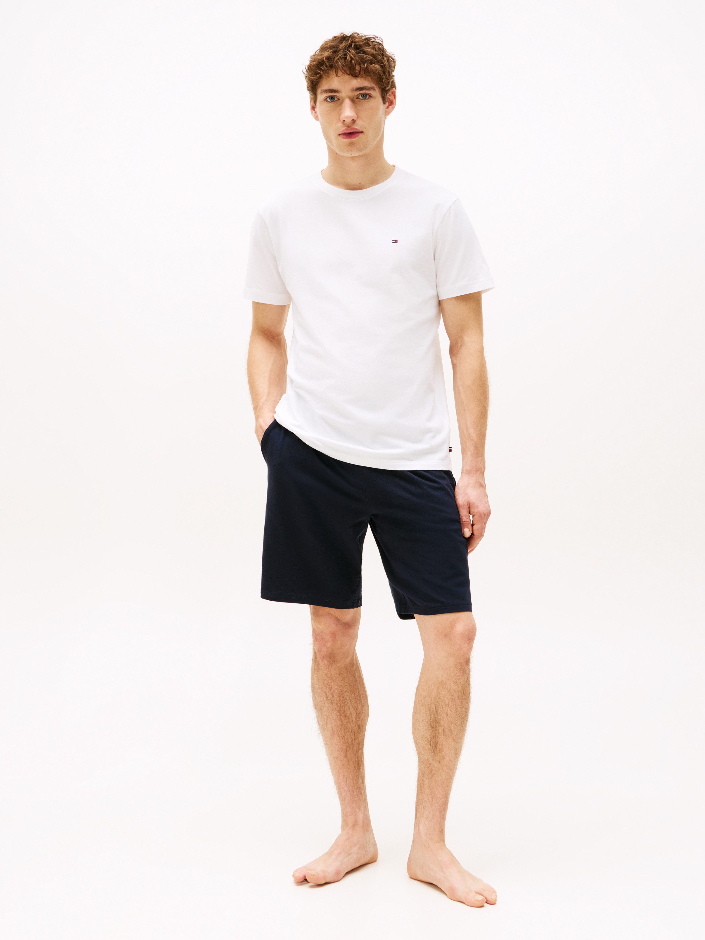 Tommy Hilfiger Underwear Pyjama CN SS SHORT JERSEY SET (set, 2-delig, 2 stuks)