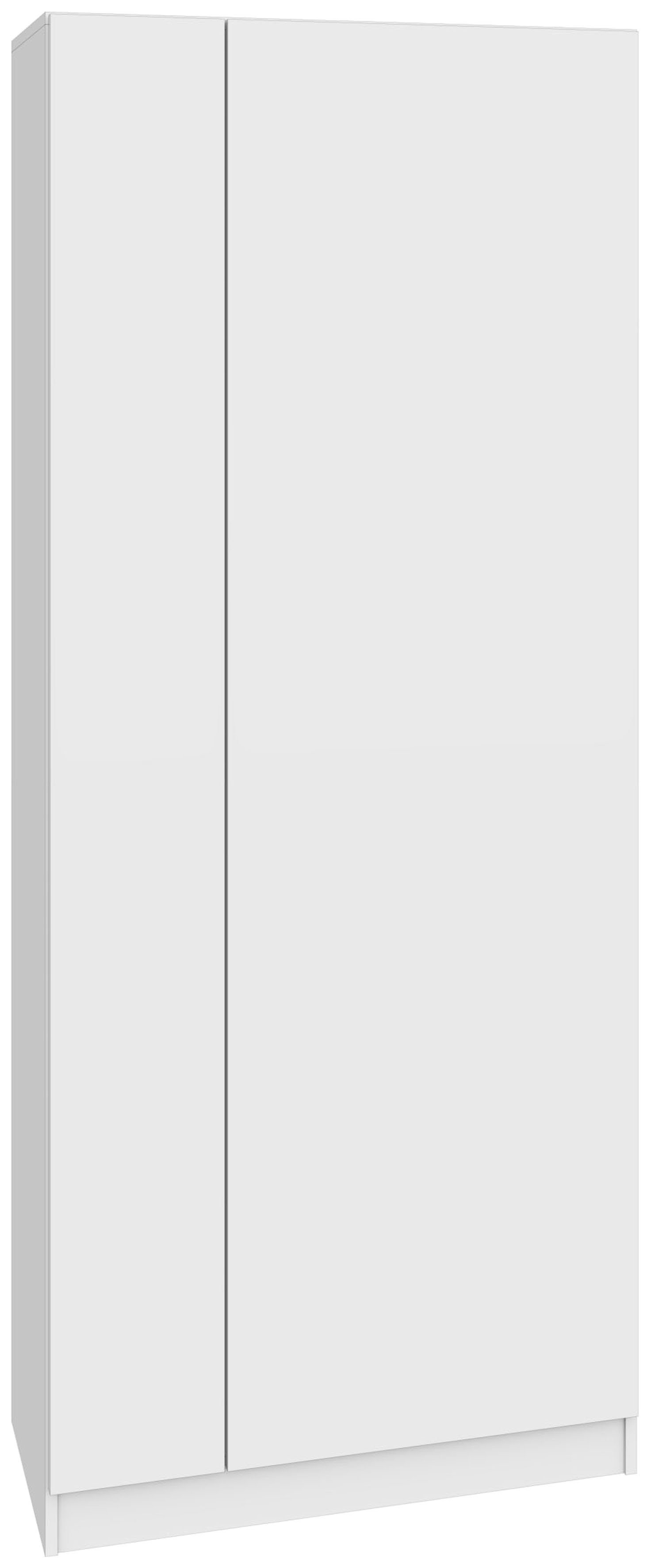 borchardt Möbel Archiefkast Vaasa moderne multifunctionele kast met push-to-openfunctie bijzetkastjes wit