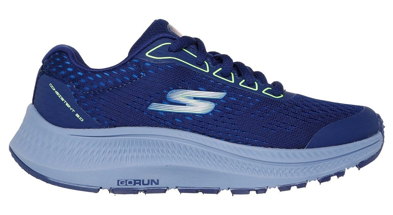 Skechers Sneakers GO RUN CONSISTENT 2.0 , veterschoenen met gepolsterde zool, maat sjabloon om te downloaden