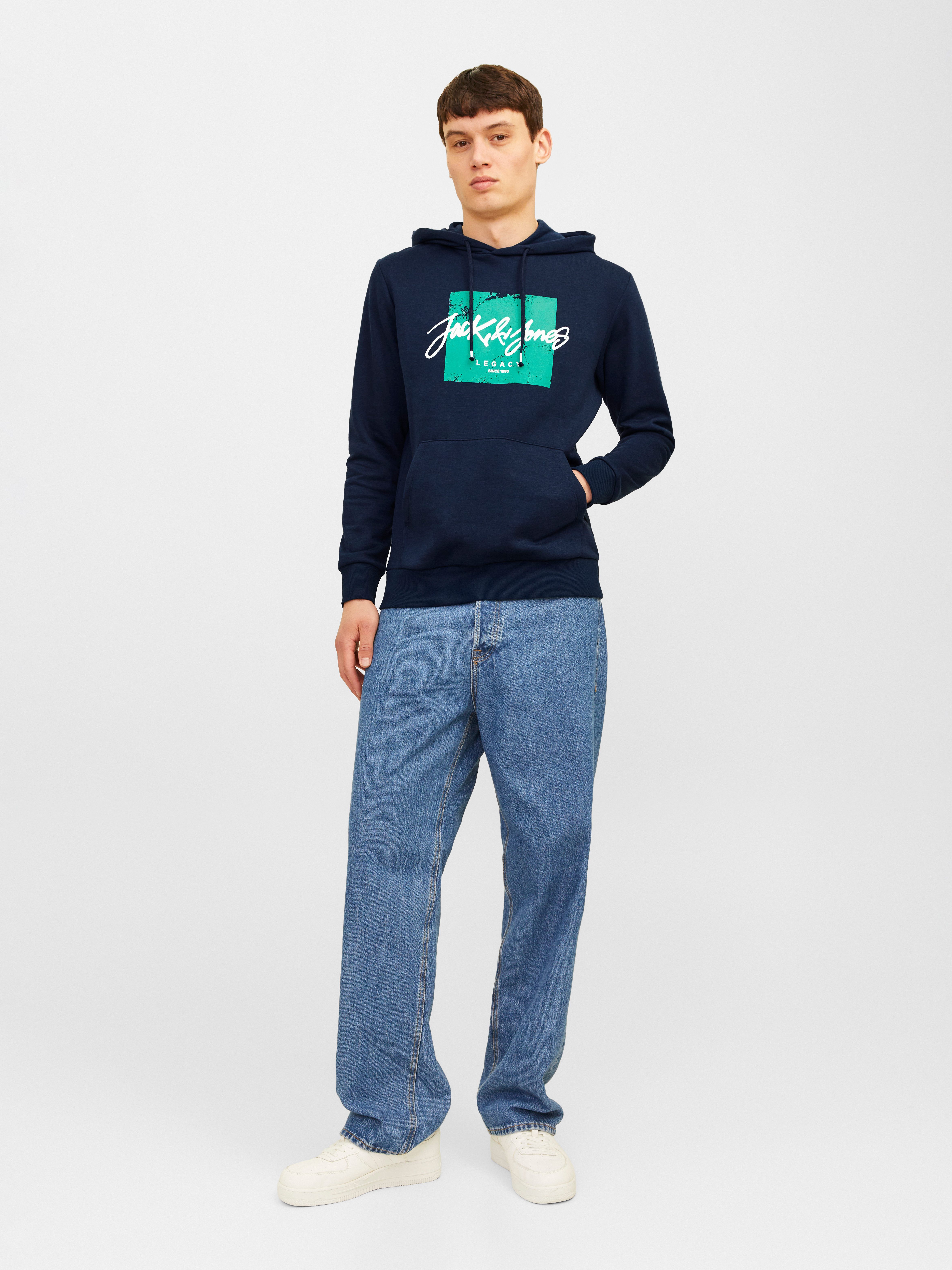 Jack & Jones Hoodie JJTILEY SWEAT HOOD