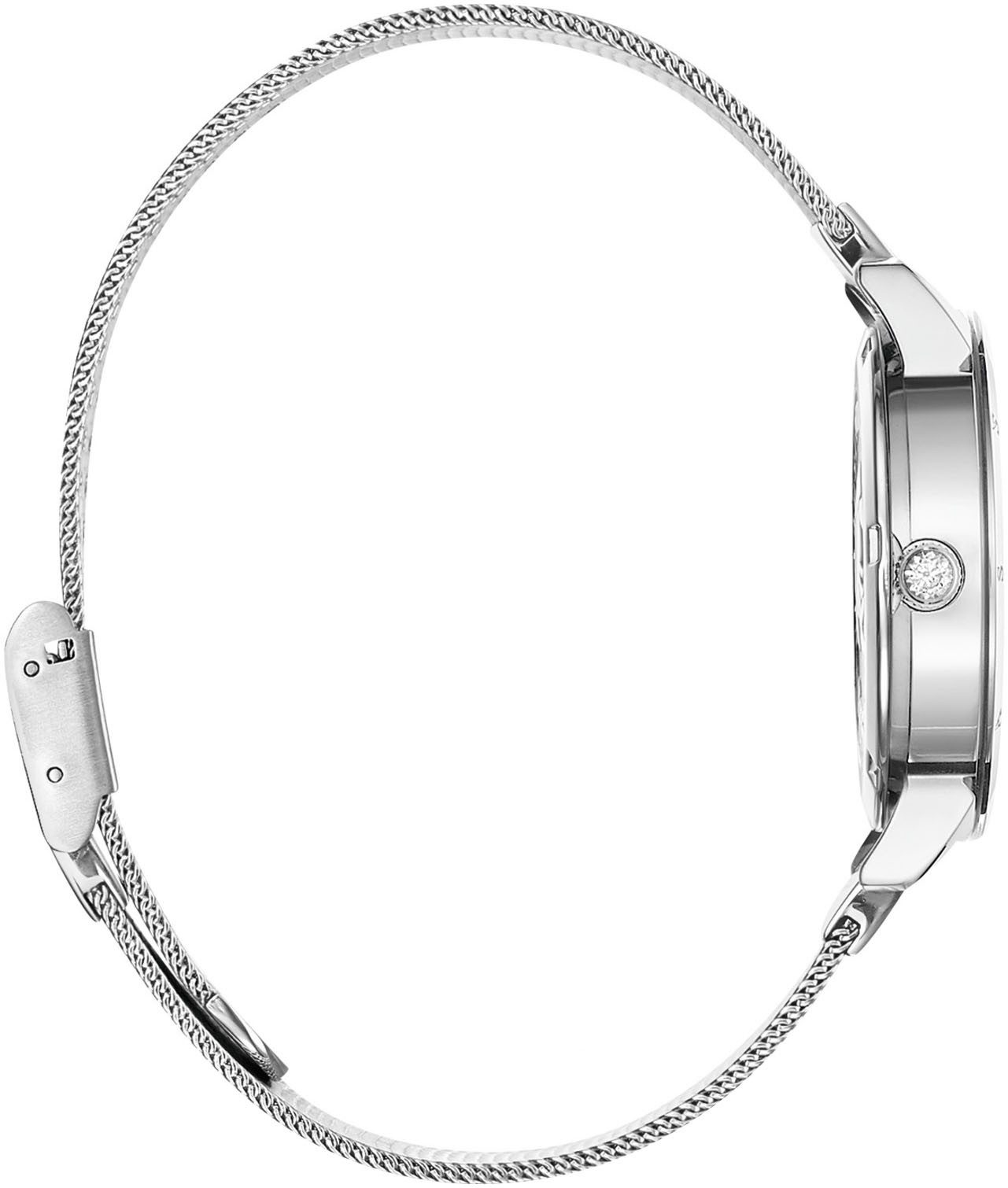 THOMAS SABO Kwartshorloge SPIRIT MAGIC GARDEN Horloge, dameshorloge, stalen band, analoog, zirkonia (synth.)