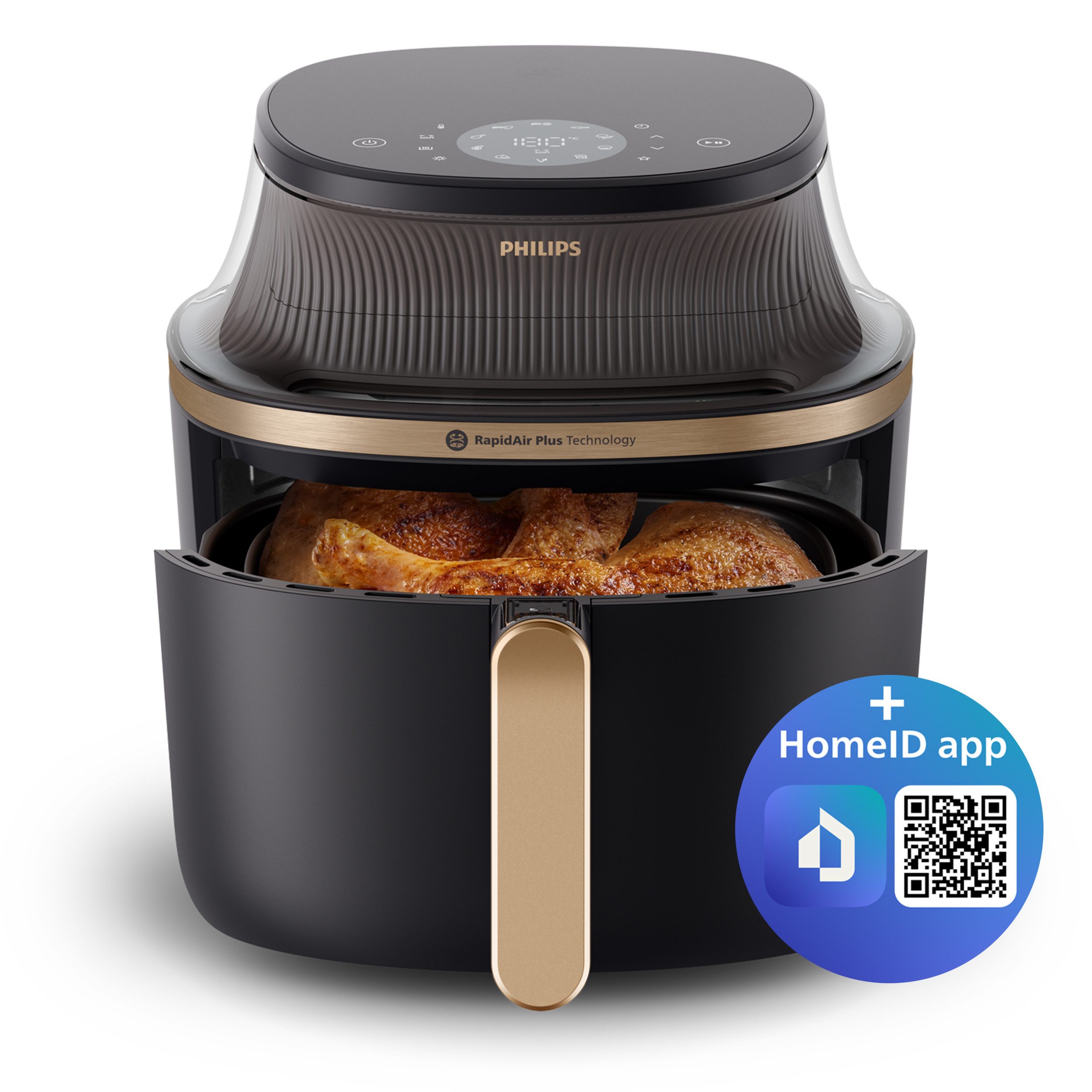 Philips Airfryer 3000 NA332/00, mit 6.2L, Sichtfenster
