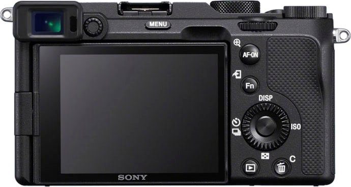sony full-frame digitale camera ilce-7clb - alpha 7c e-mount met sel2860 fe 28–60 mm f4–5,6, 24,2 mp, 4k video, realtime-af zwart