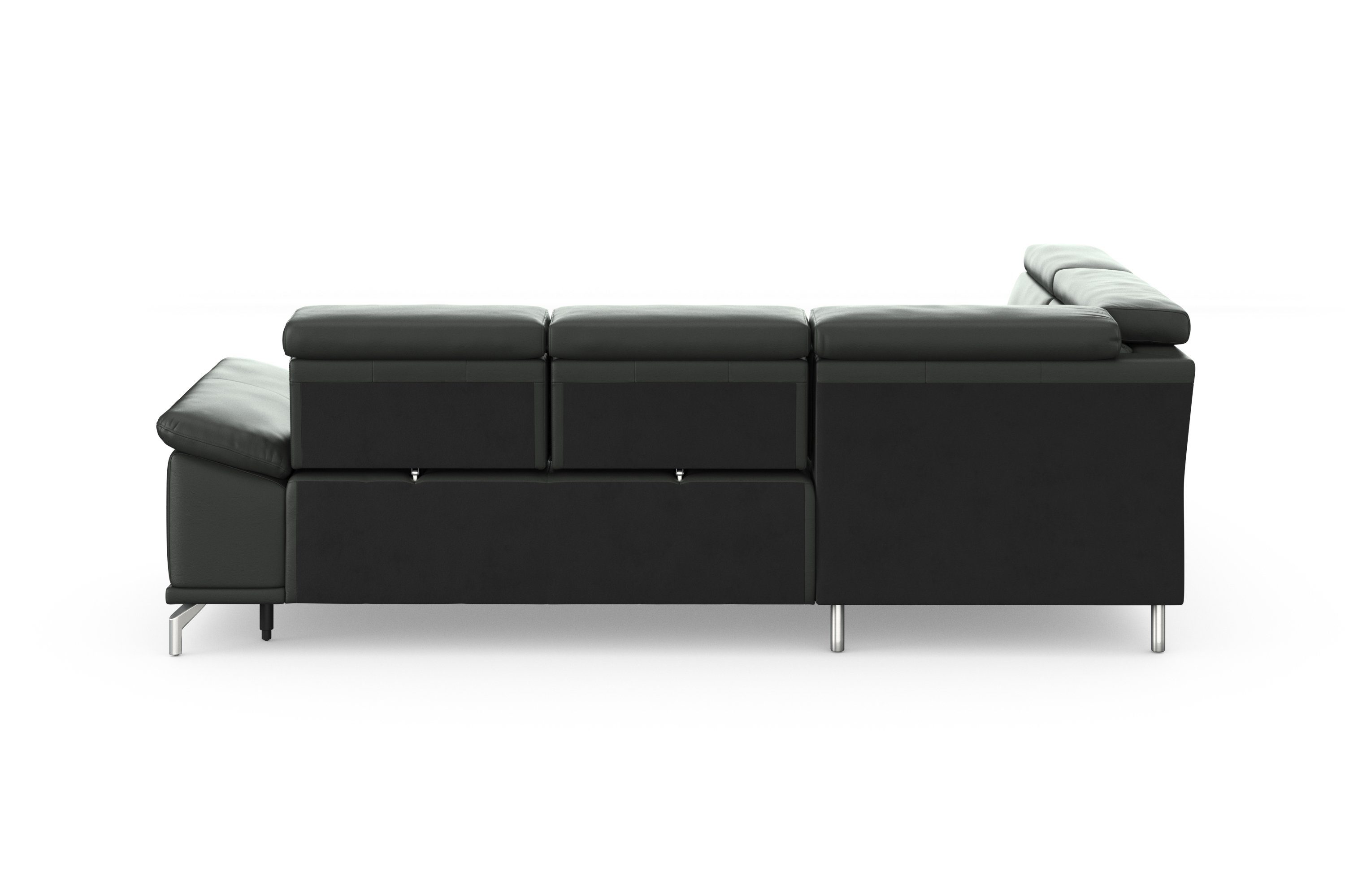 sit&more Hoekbank Cabrio L-vorm, met zitdiepteverstelling, arm- en hoofdsteunverstelling