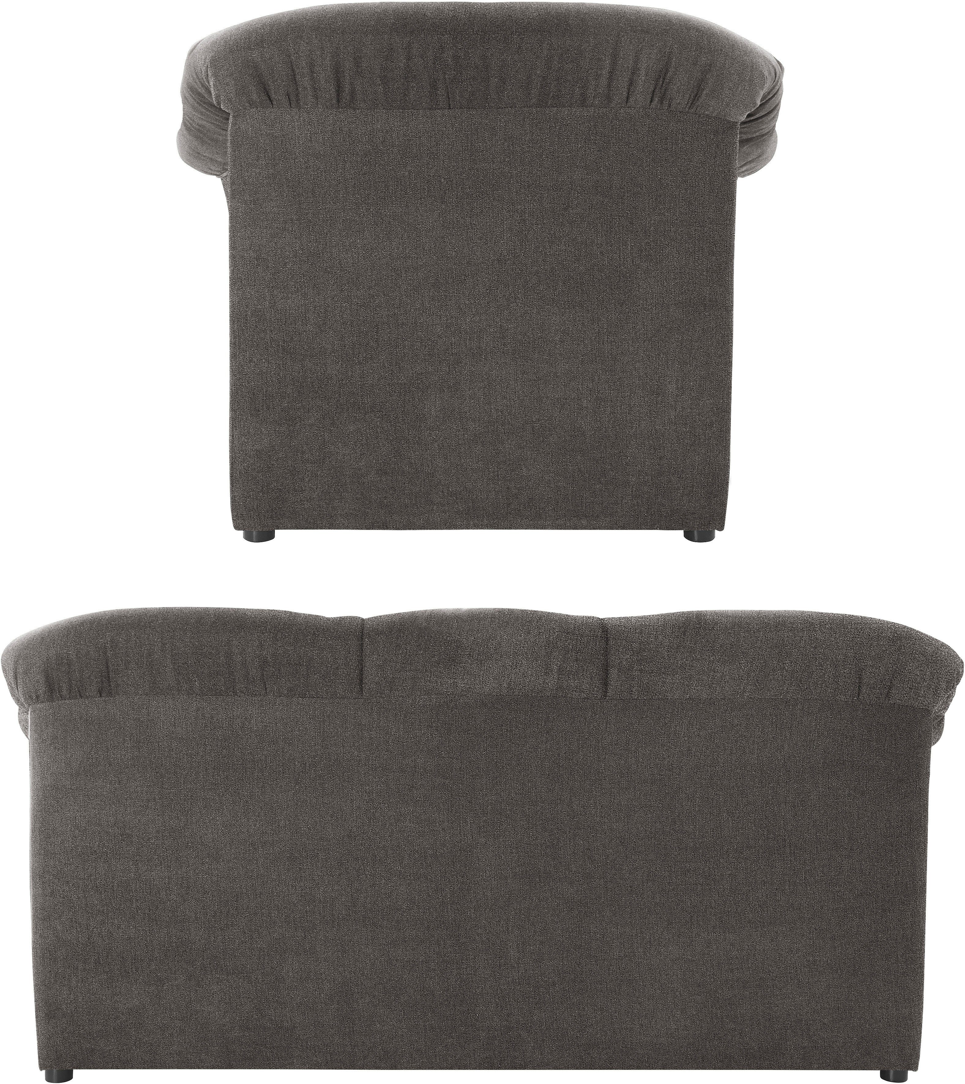 DOMO collection Zithoek Pegnitz Fauteuil en 3-zits (set)