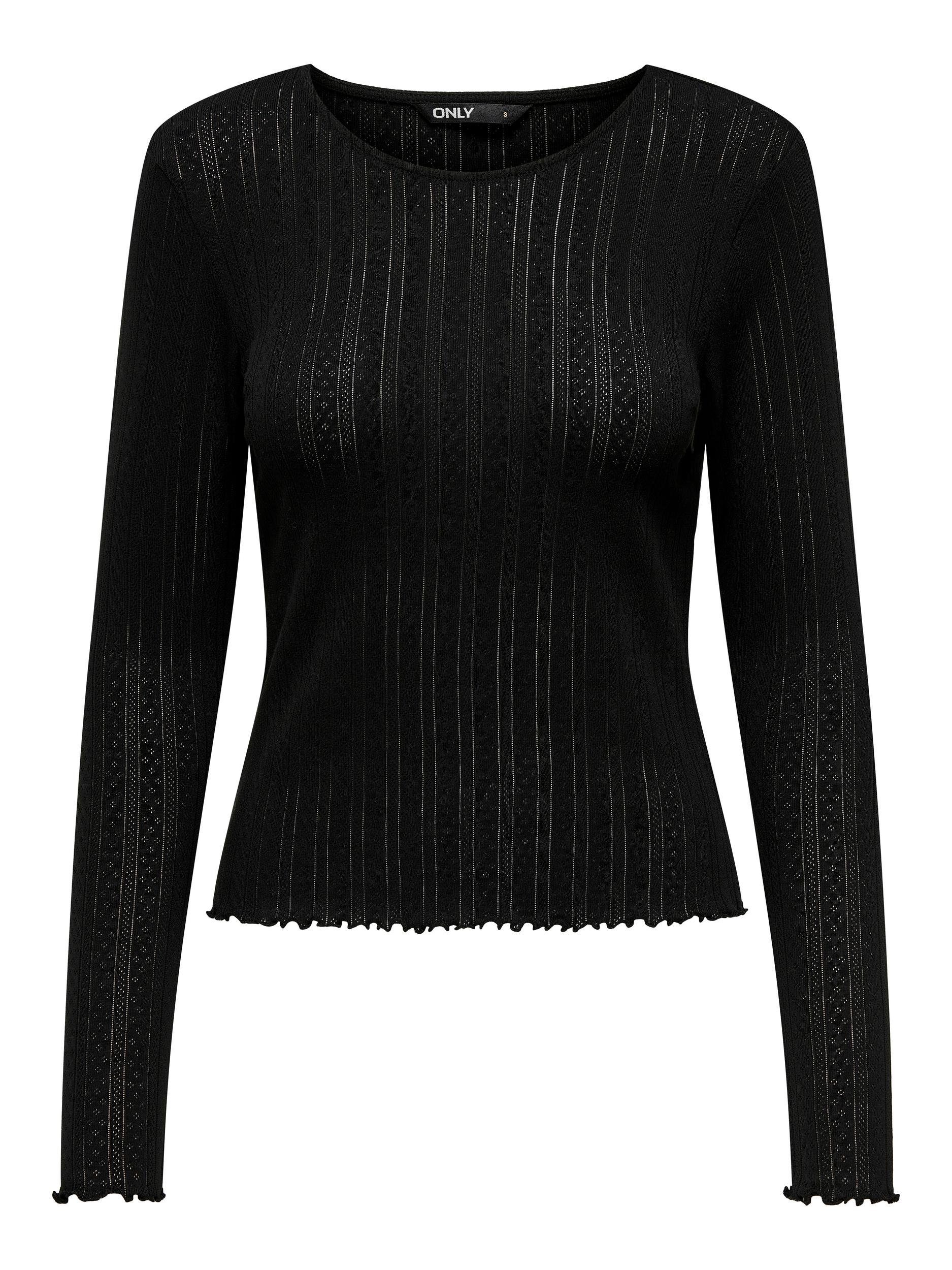 Only Shirt met lange mouwen ONLCARLOTTA L/S TOP NOOS JRS