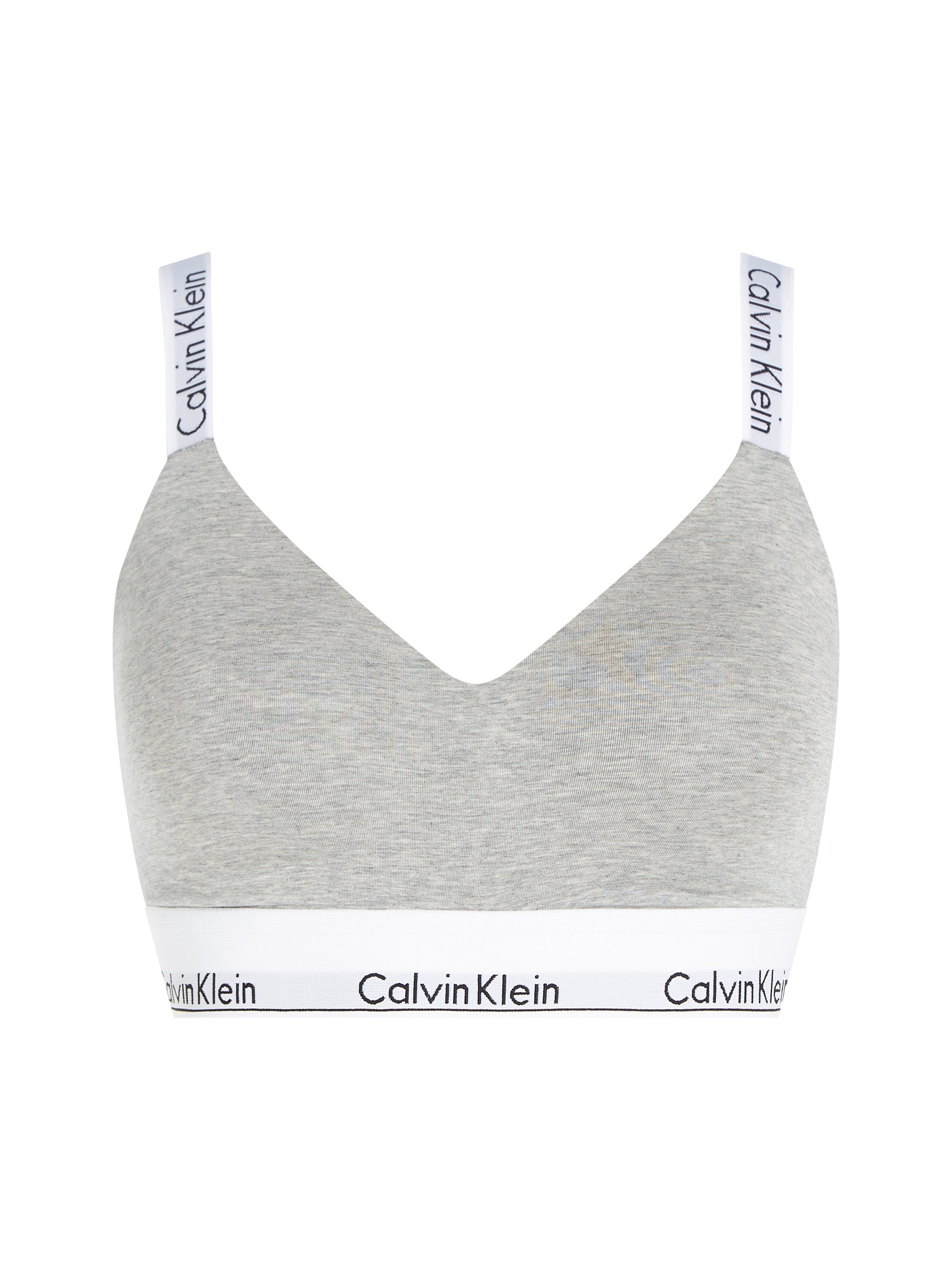 Calvin Klein Bralette met ck-logo op de tailleband en schouderbandjes