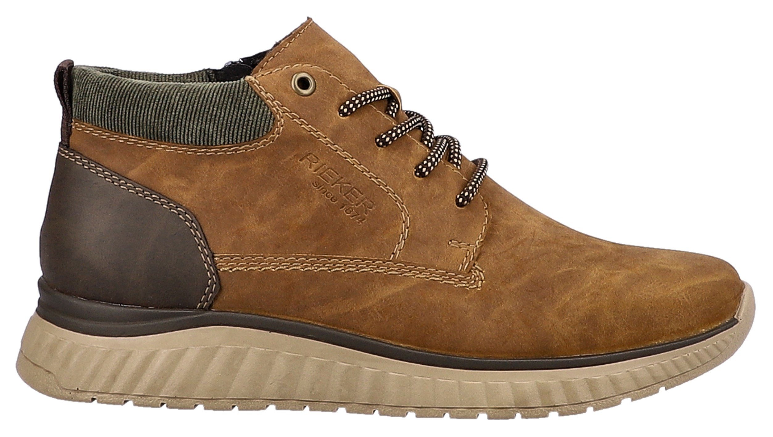 Rieker Hoge veterschoenen in moderne used-look