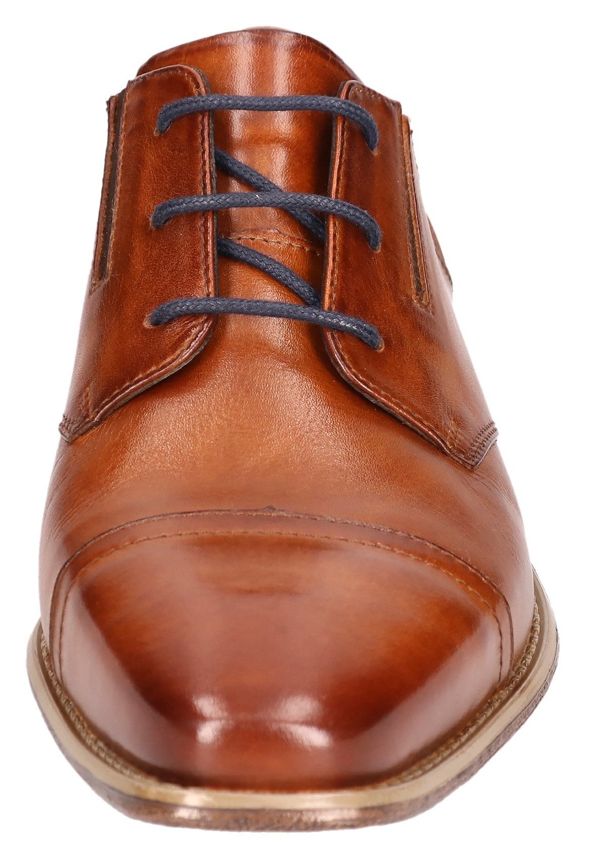 Bugatti Veterschoenen , blokhak, avondschoen, feestelijke schoen met stretch-inzetten
