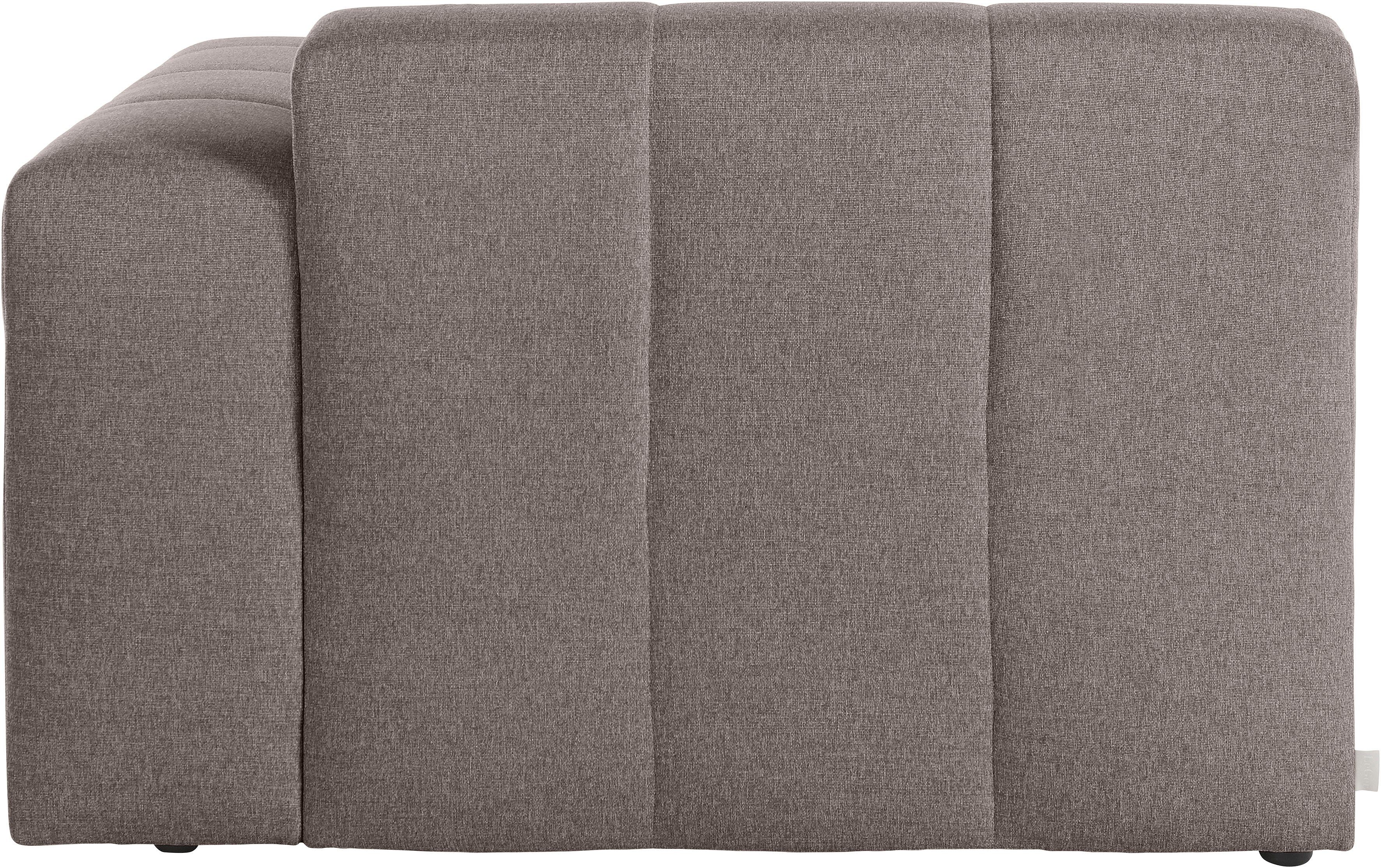 LeGer Home by Lena Gercke Sofaelement Maileen Module fauteuil met armleuning, te verbinden met andere modules van de serie