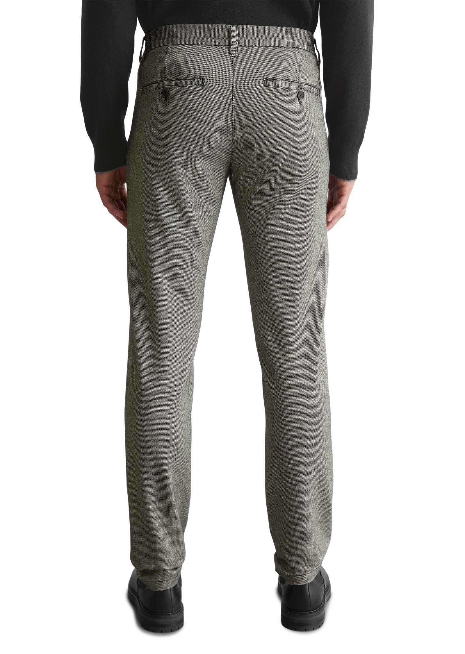 Marc O'Polo Chino Stig met een fijn patroon