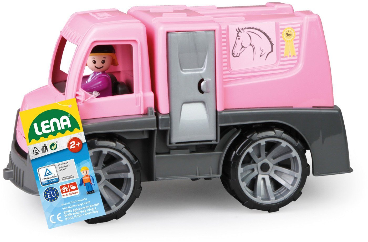 Lena® Speelgoed-bestelwagen Truxx, paardentransporter
