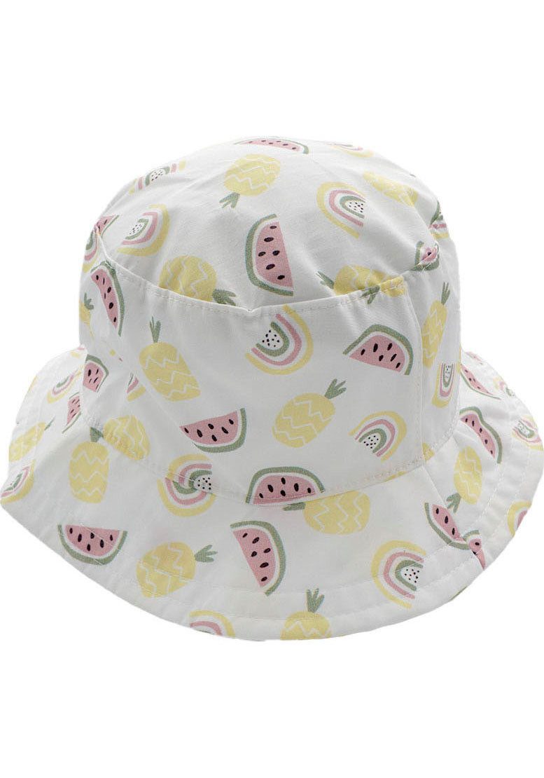 MAXIMO Vissershoed voor meisjes met een speels fruitmotief