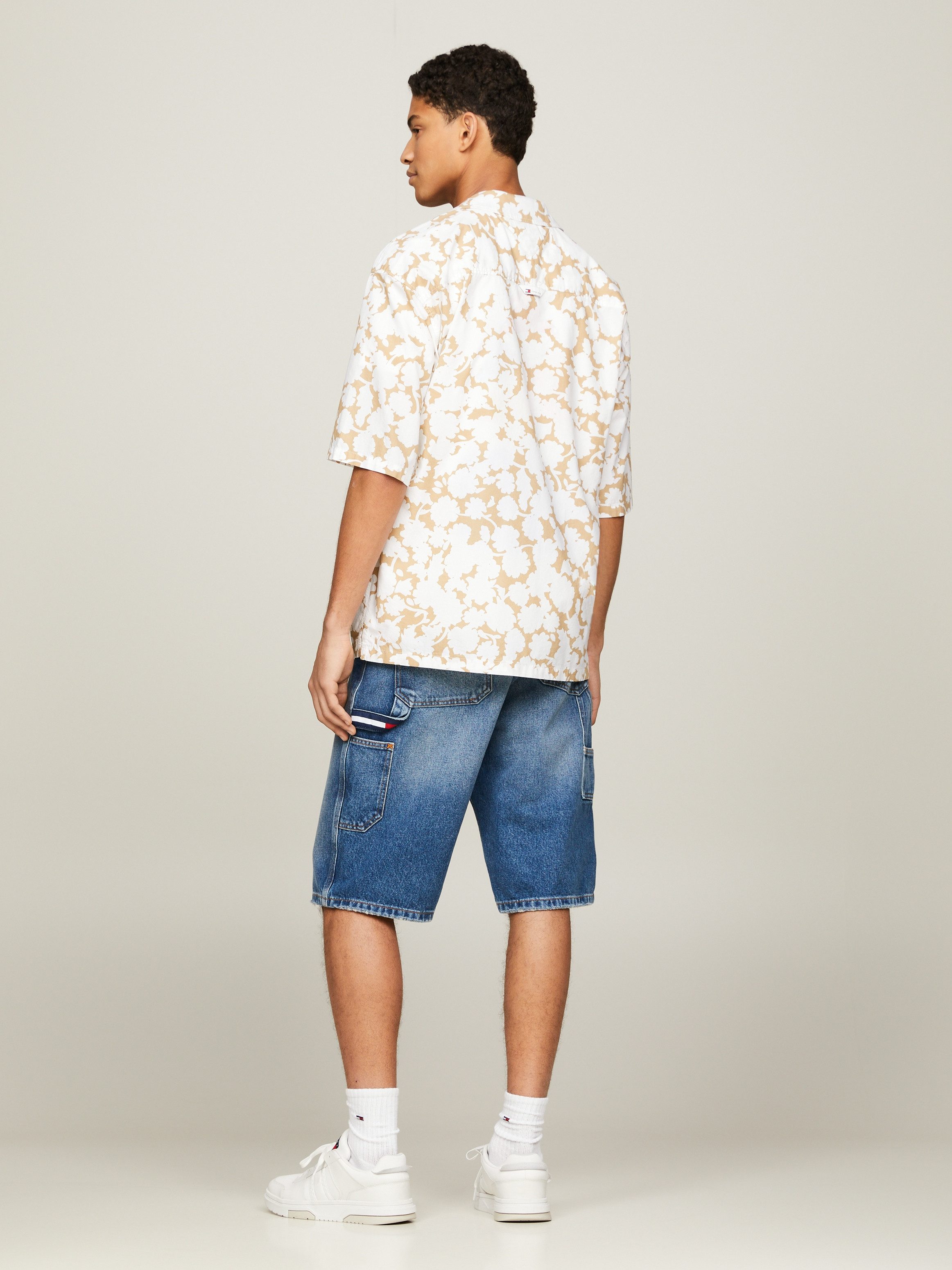 TOMMY JEANS Overhemd met korte mouwen TJM RLX FLORAL AOP CAMP SHIRT