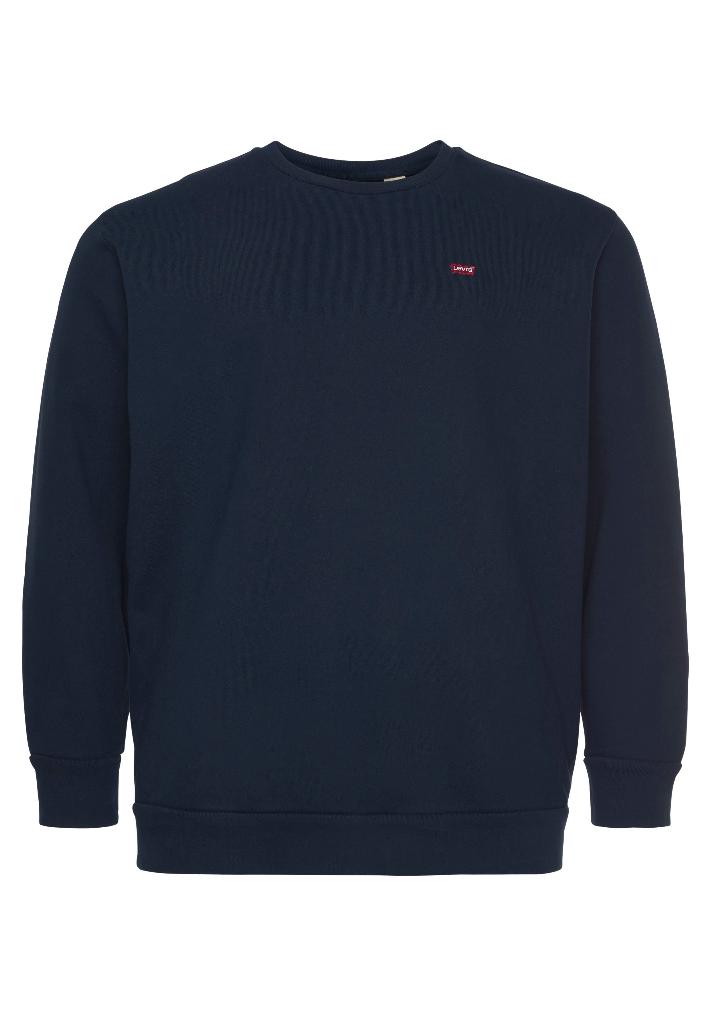 Levi's® Plus Sweatshirt BIG ORIGINAL HM CREW met batwing-logobadge