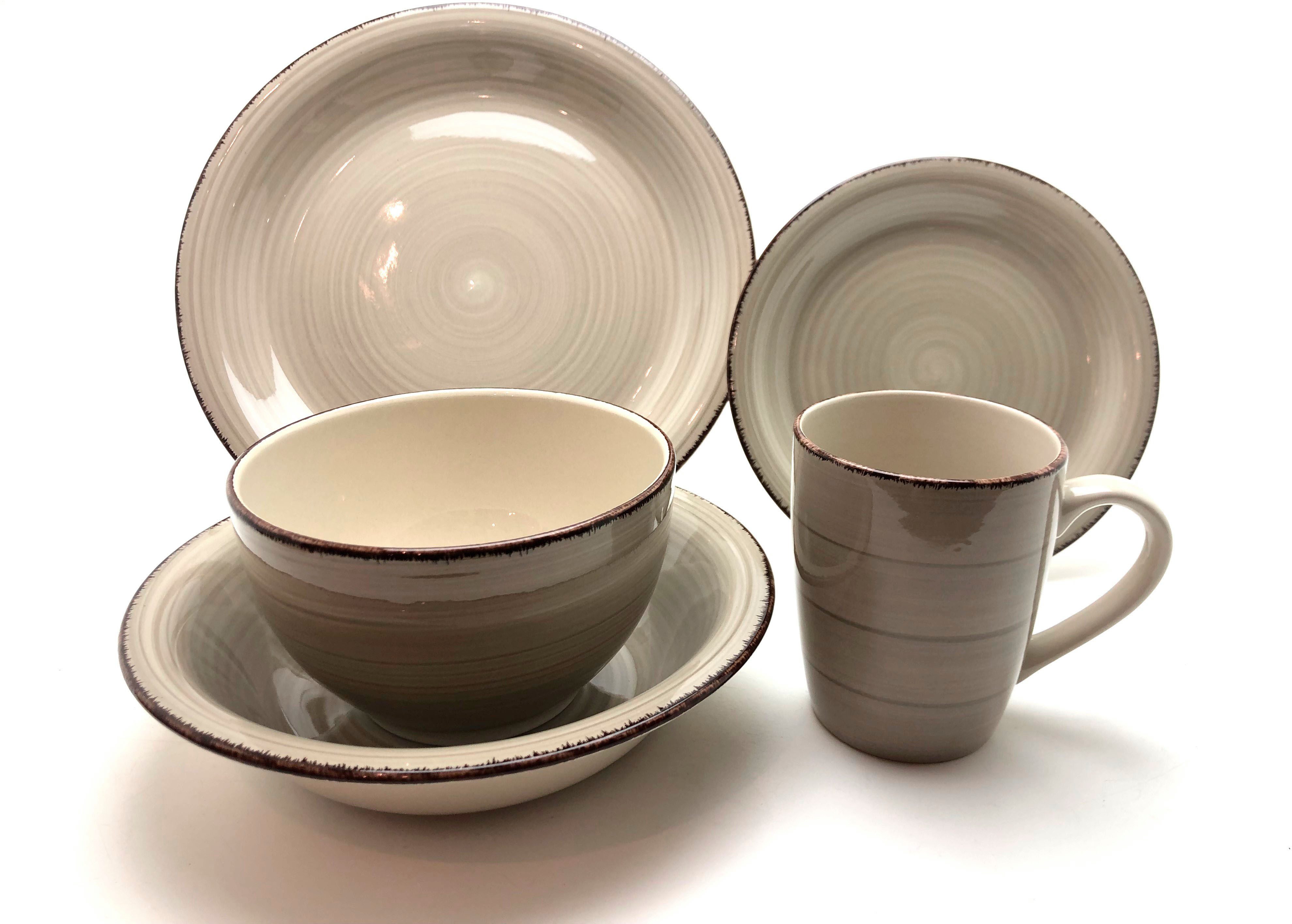 Home affaire Combi-servies Bel Tempo met spiraaldecoratie (set, 20-delig)