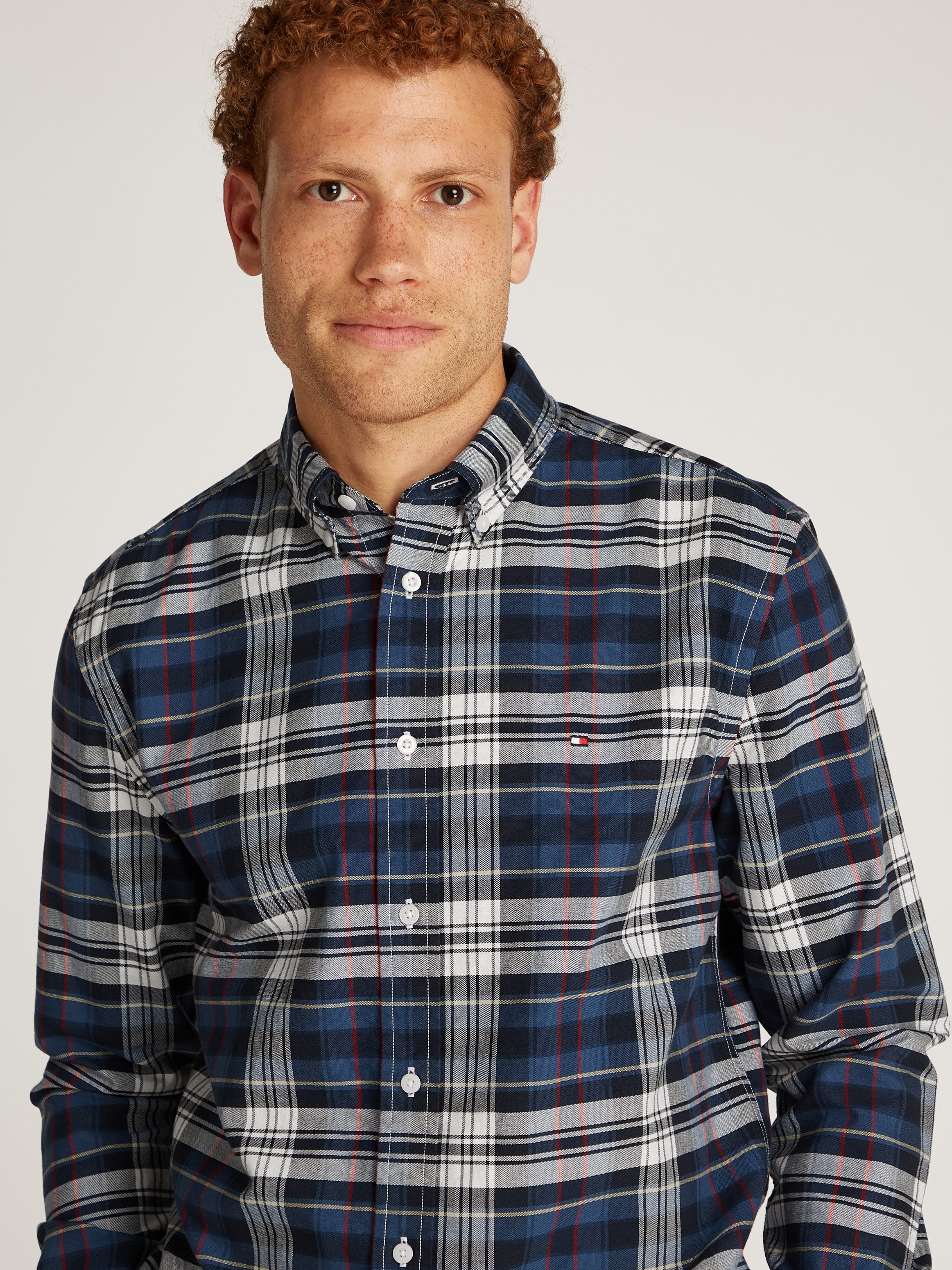 Tommy Hilfiger Geruit overhemd OXFORD HERITAGE PLAID RF SHIRT