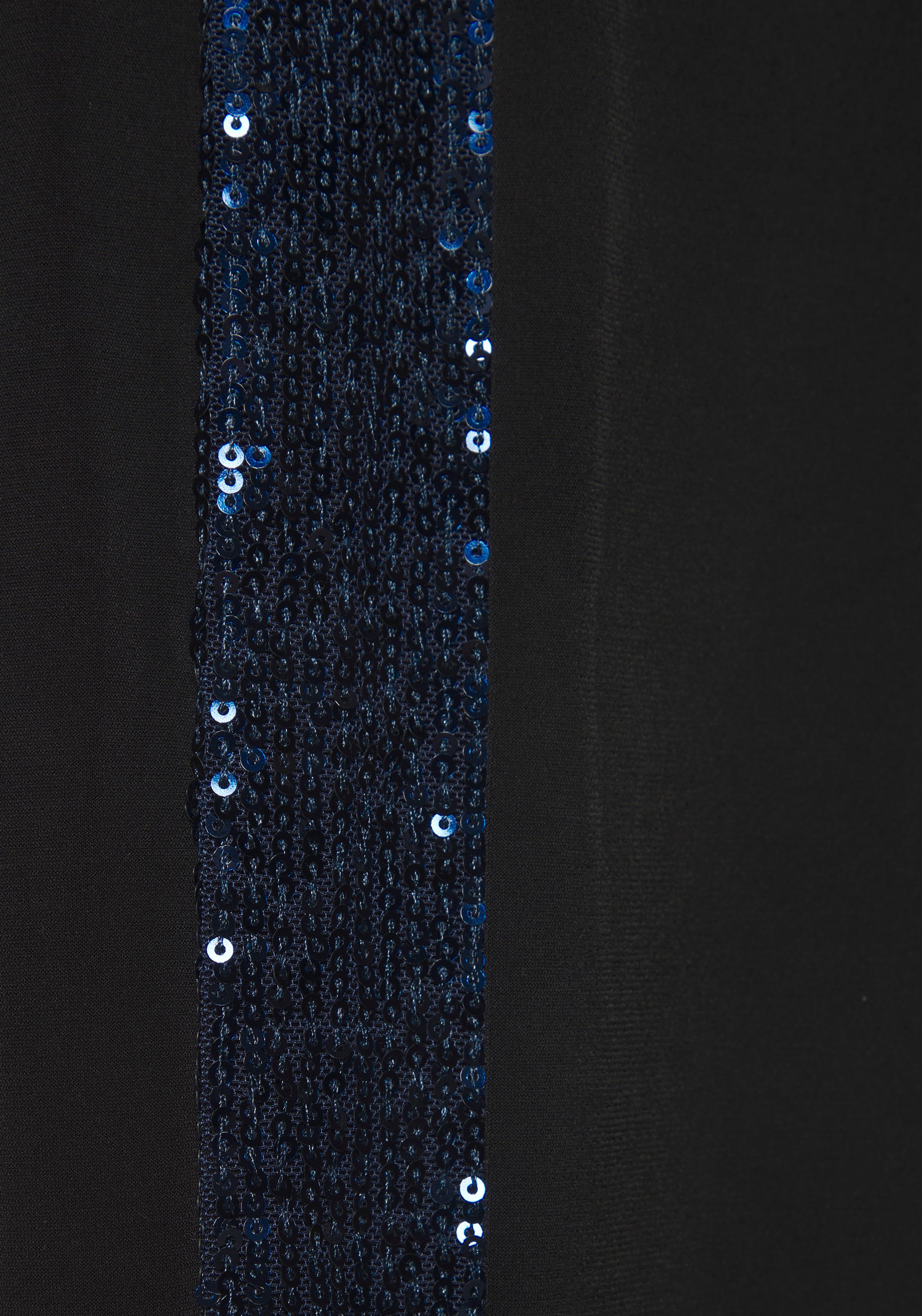 Lascana Comfortbroek met paillettenstrepen, partybroek, feestelijk