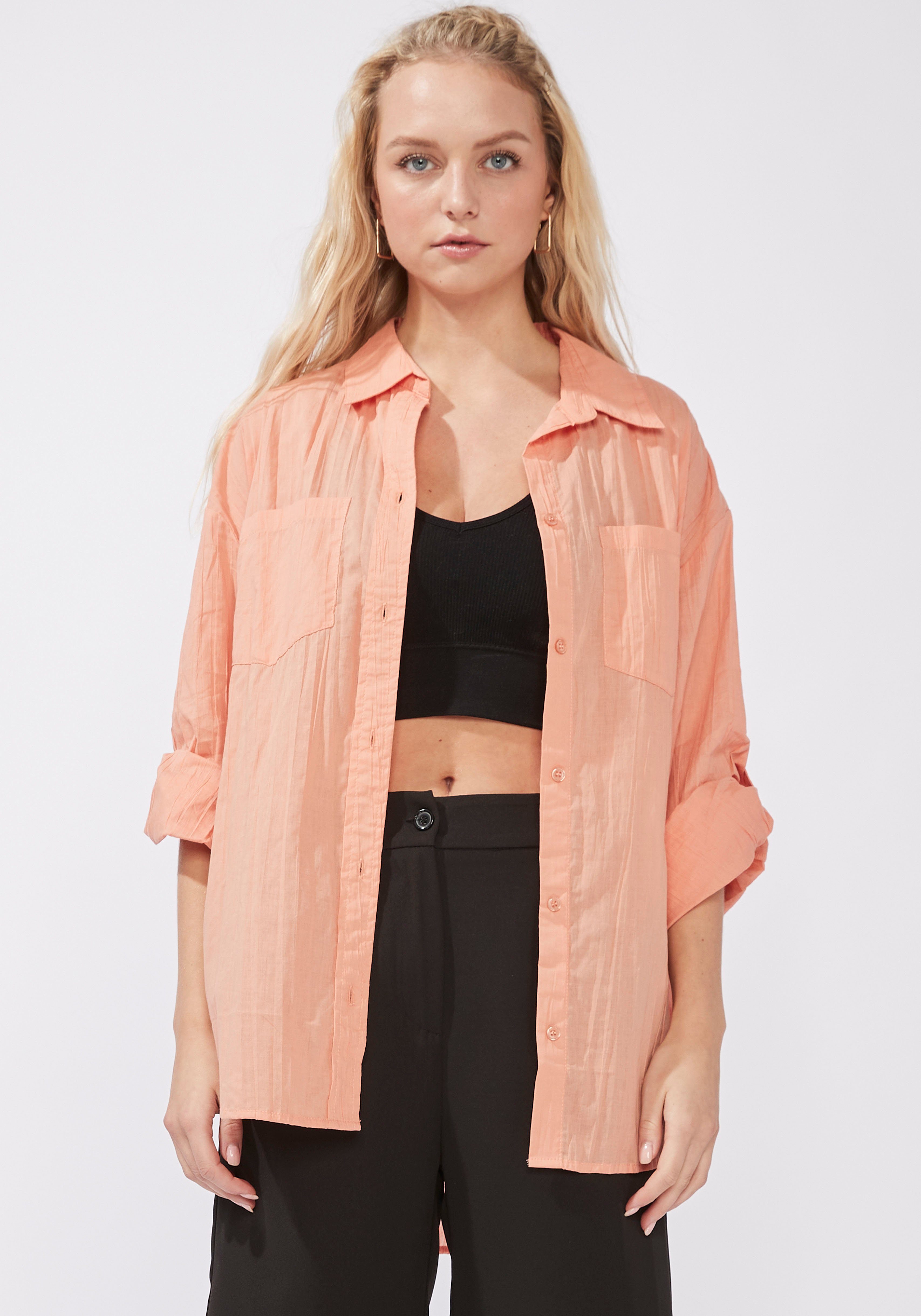 HaILYS Overhemdblouse LS C BL Ka44ia