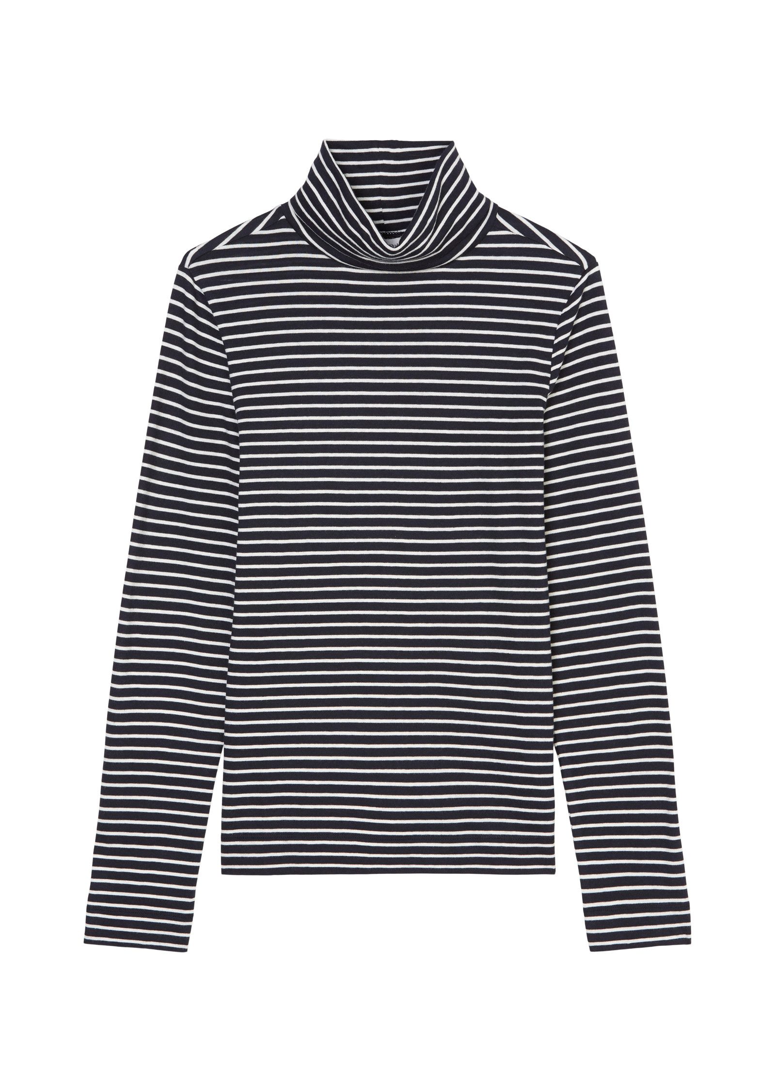 Marc O'Polo DENIM Colshirt met streepdessin