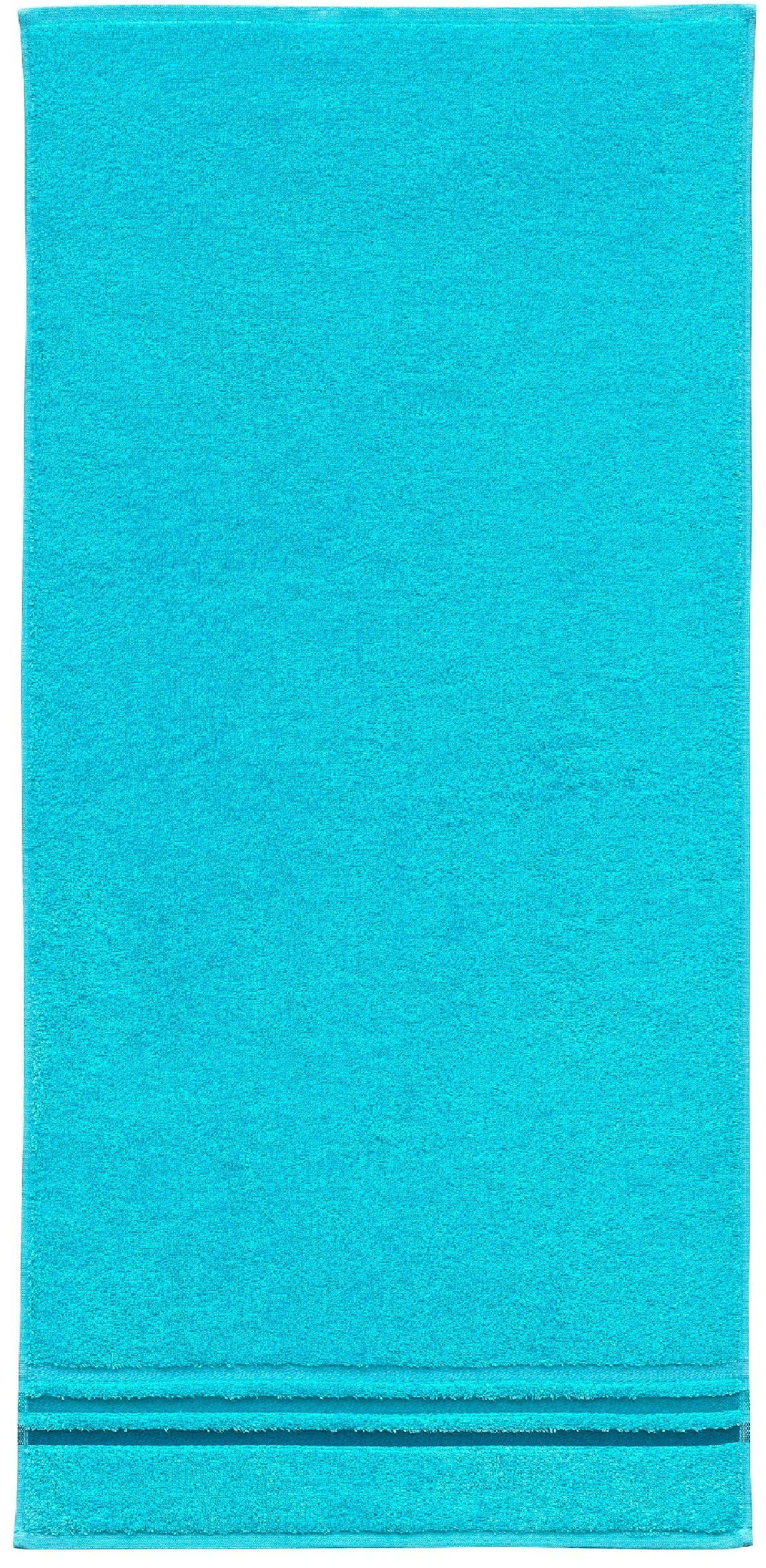 Schiesser Douchelakens Skyline Color van 100% katoen met elegante streeprand (set, 2 stuks)