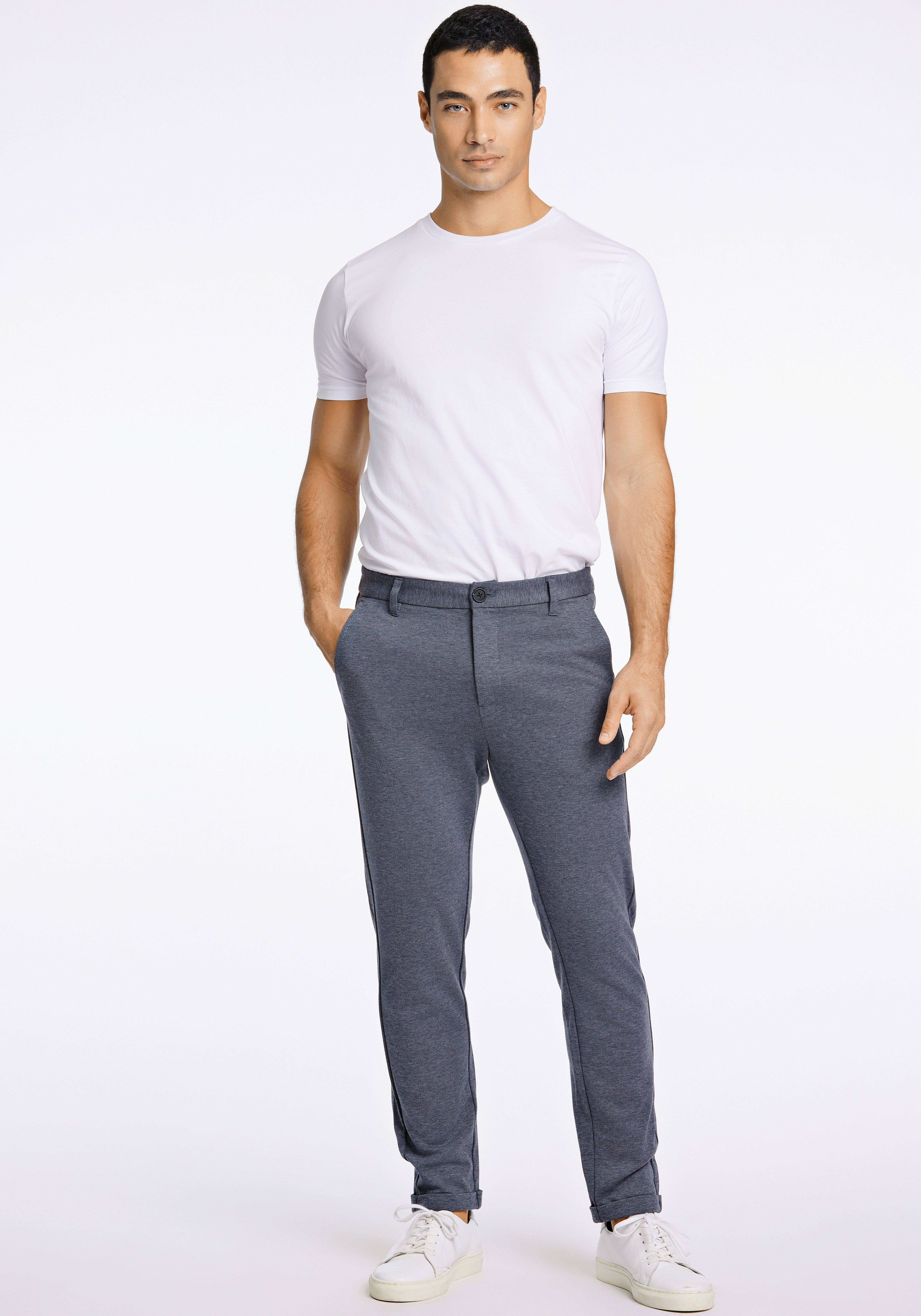 LINDBERGH Stoffen broek met stretch